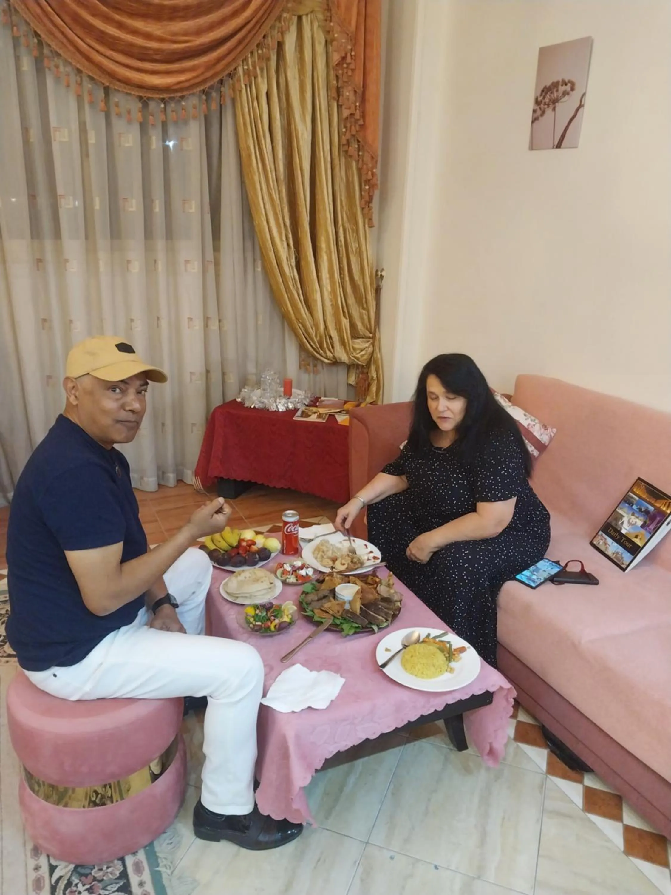 Living room in Eagles Pyramids View