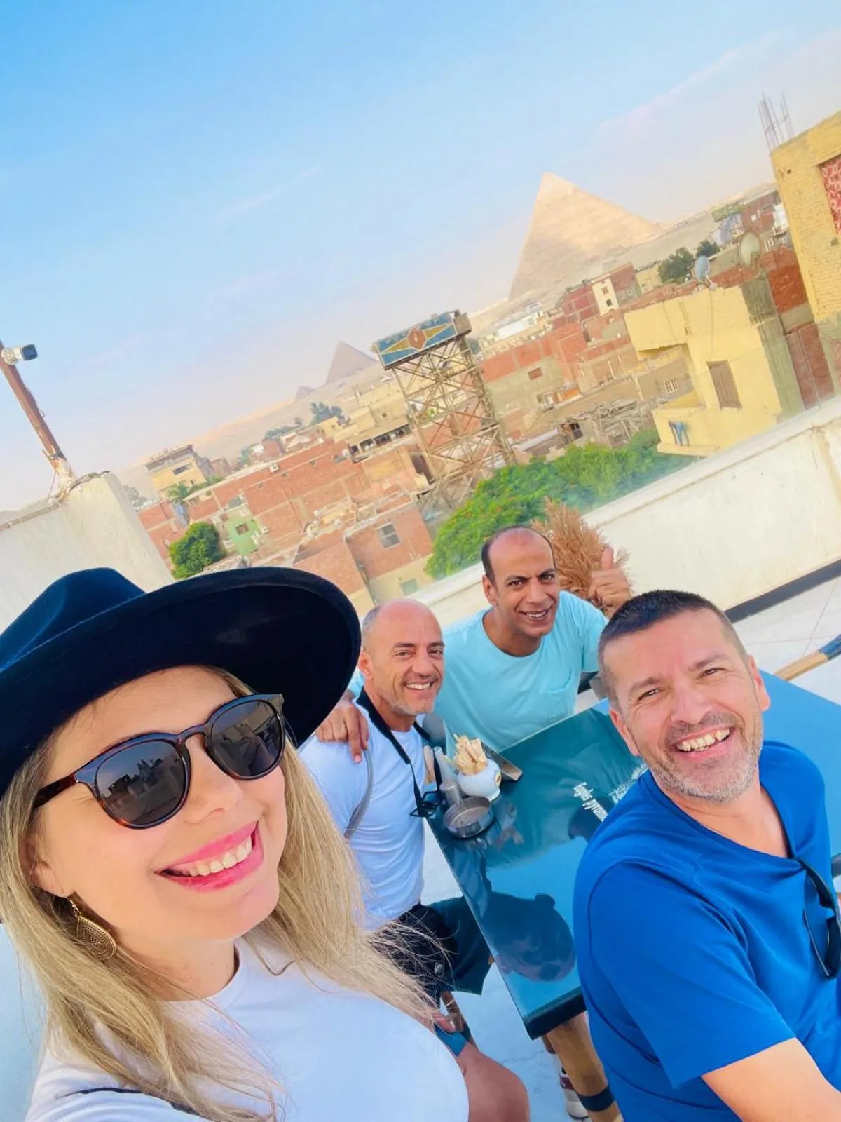 People in Eagles Pyramids View