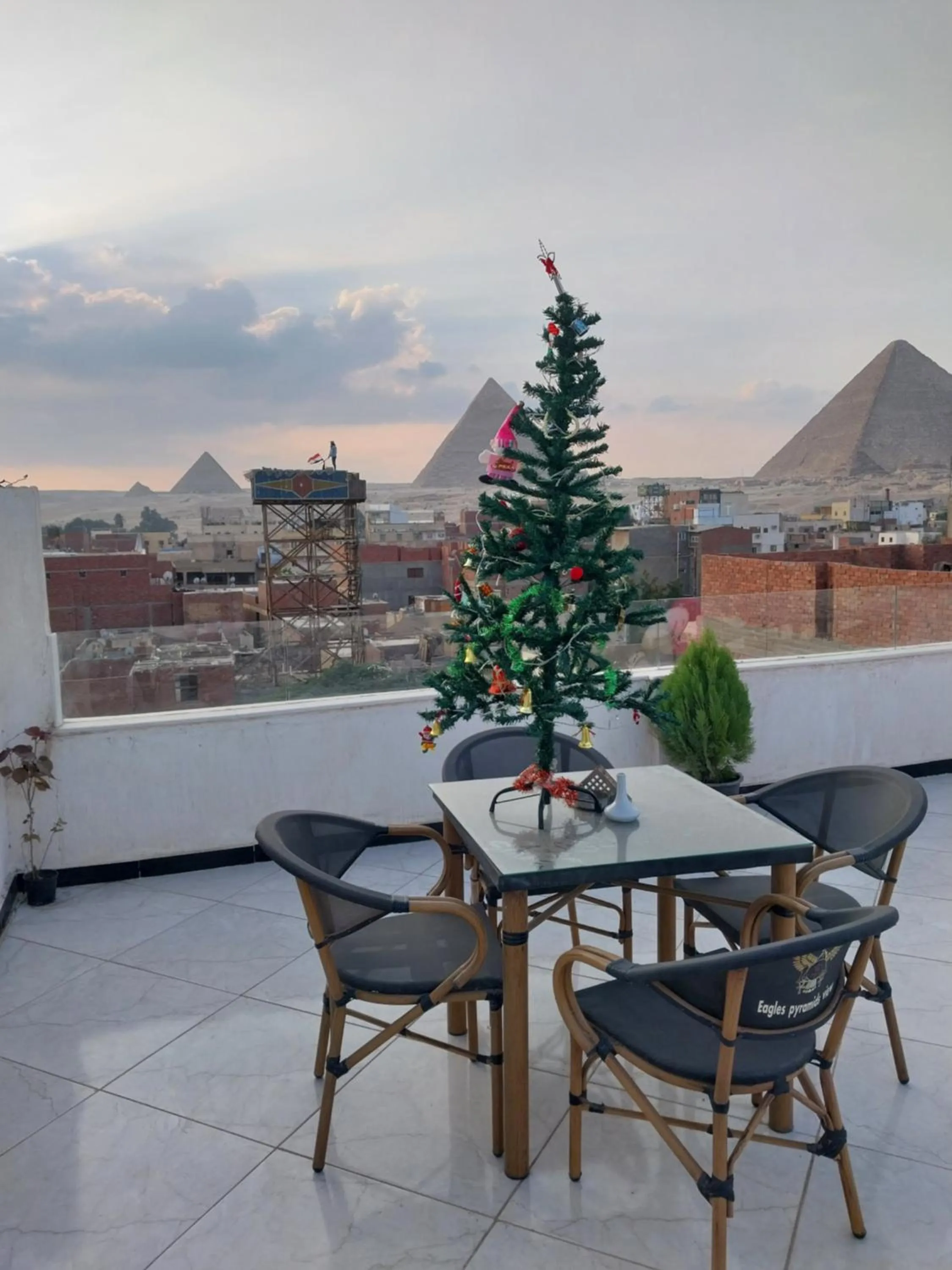 Patio in Eagles Pyramids View