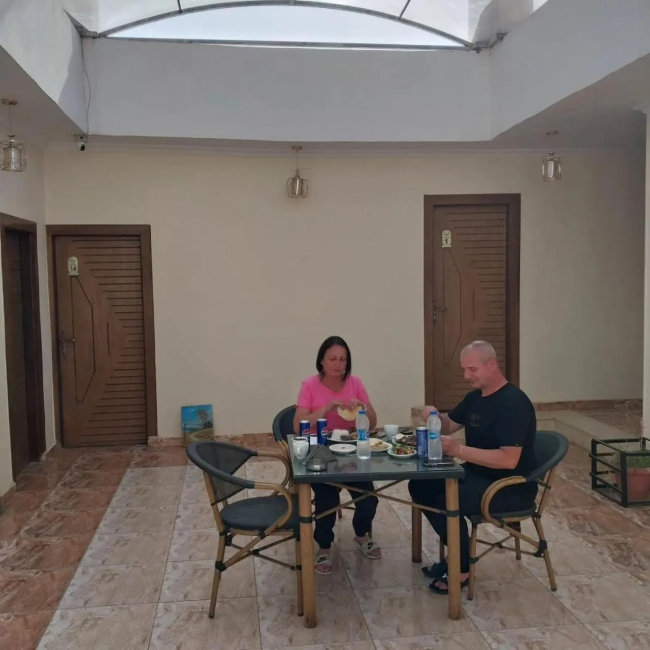 People in Eagles Pyramids View