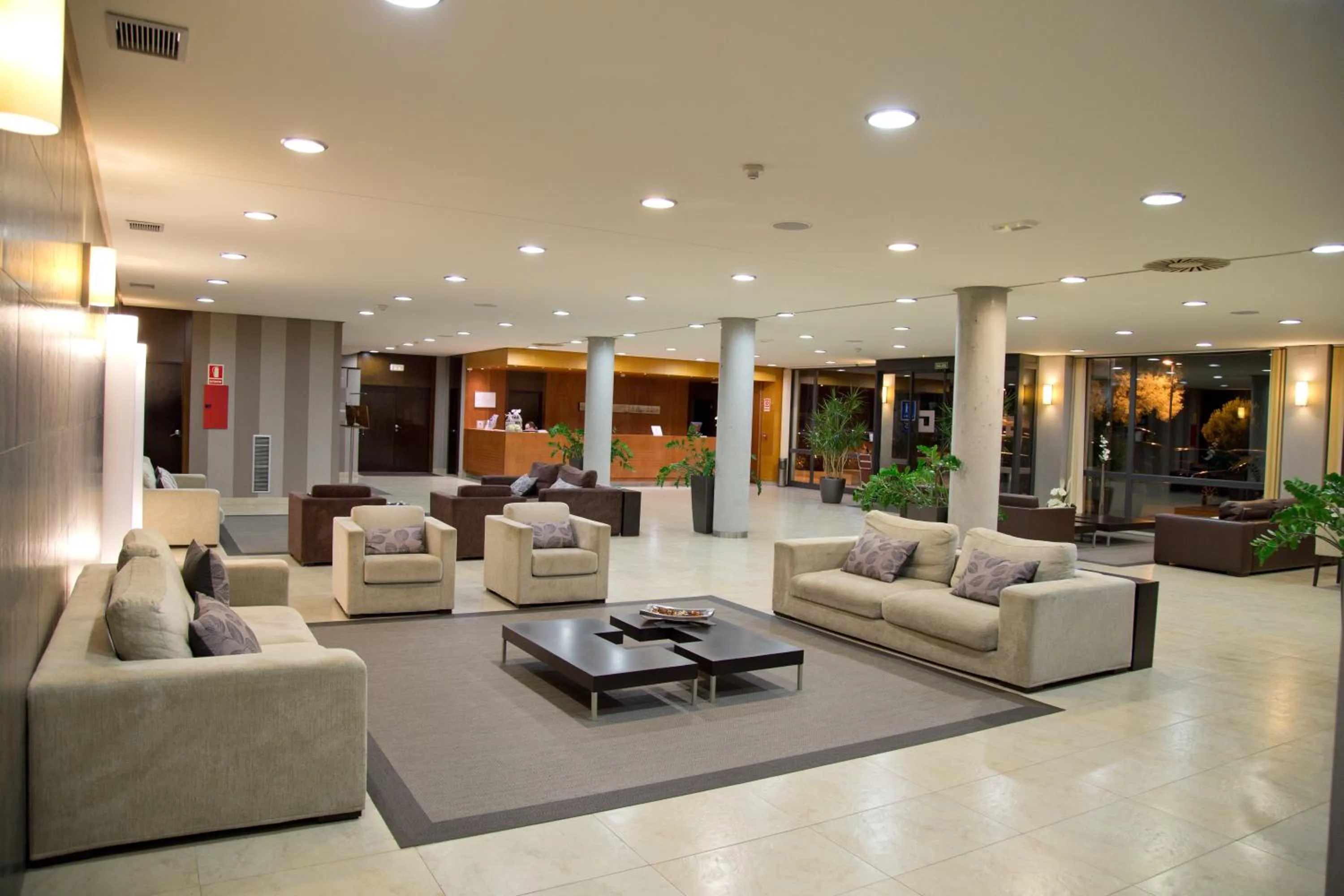 Lobby or reception in Hq La Galeria