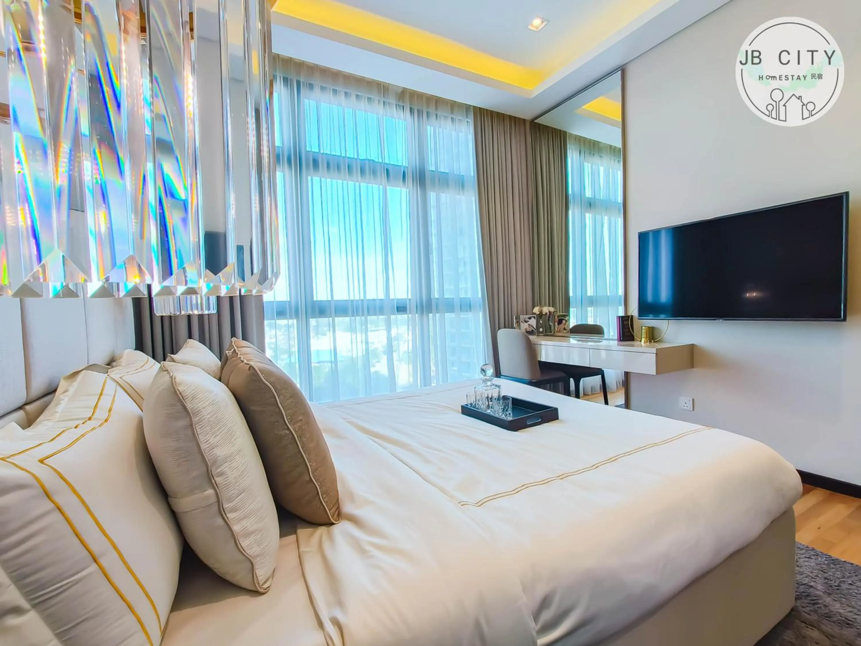 Bed in Paradigm Residence by RR JBcity