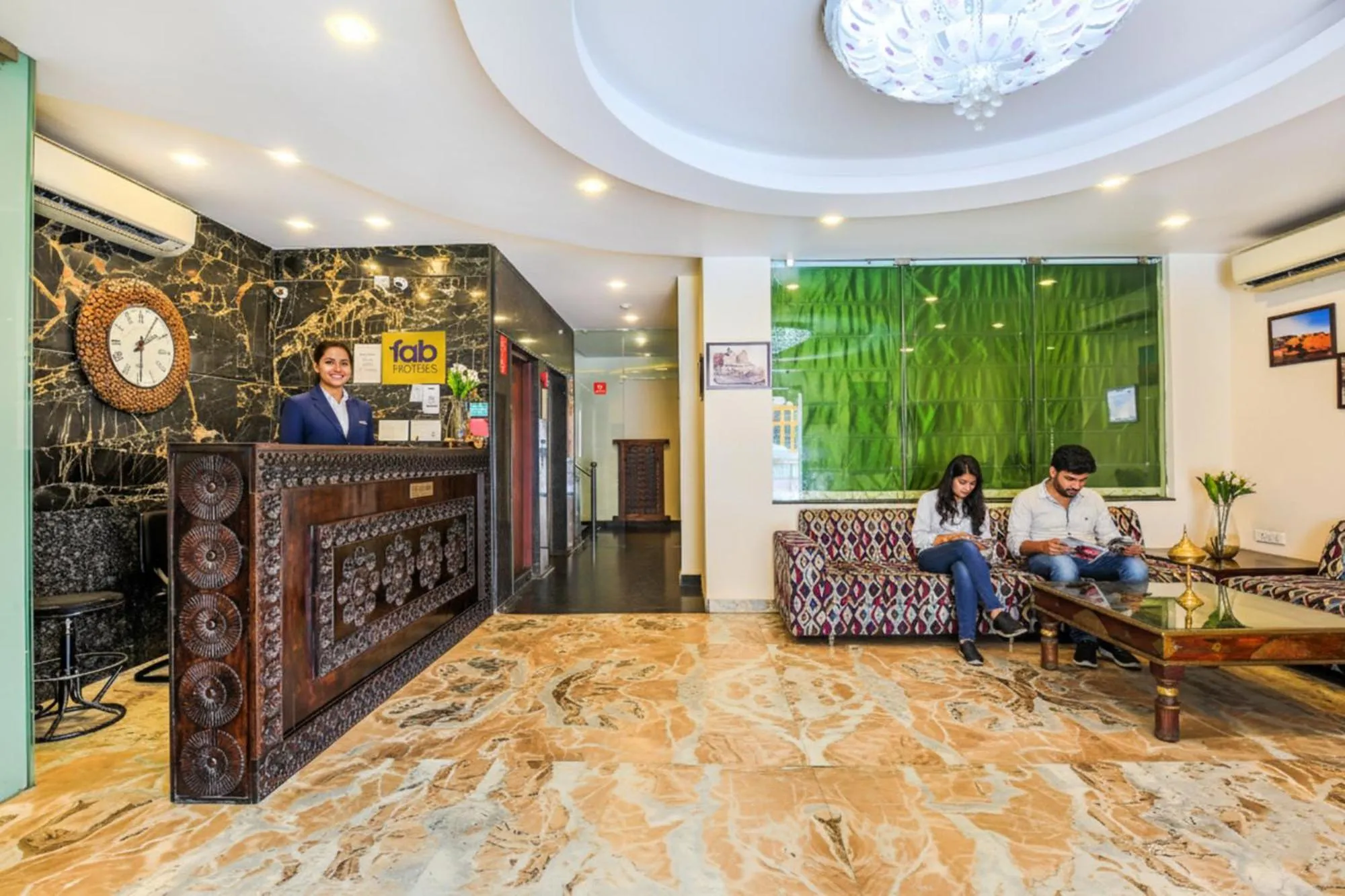 Lobby or reception in FabHotel Tipsyy Inn Suites