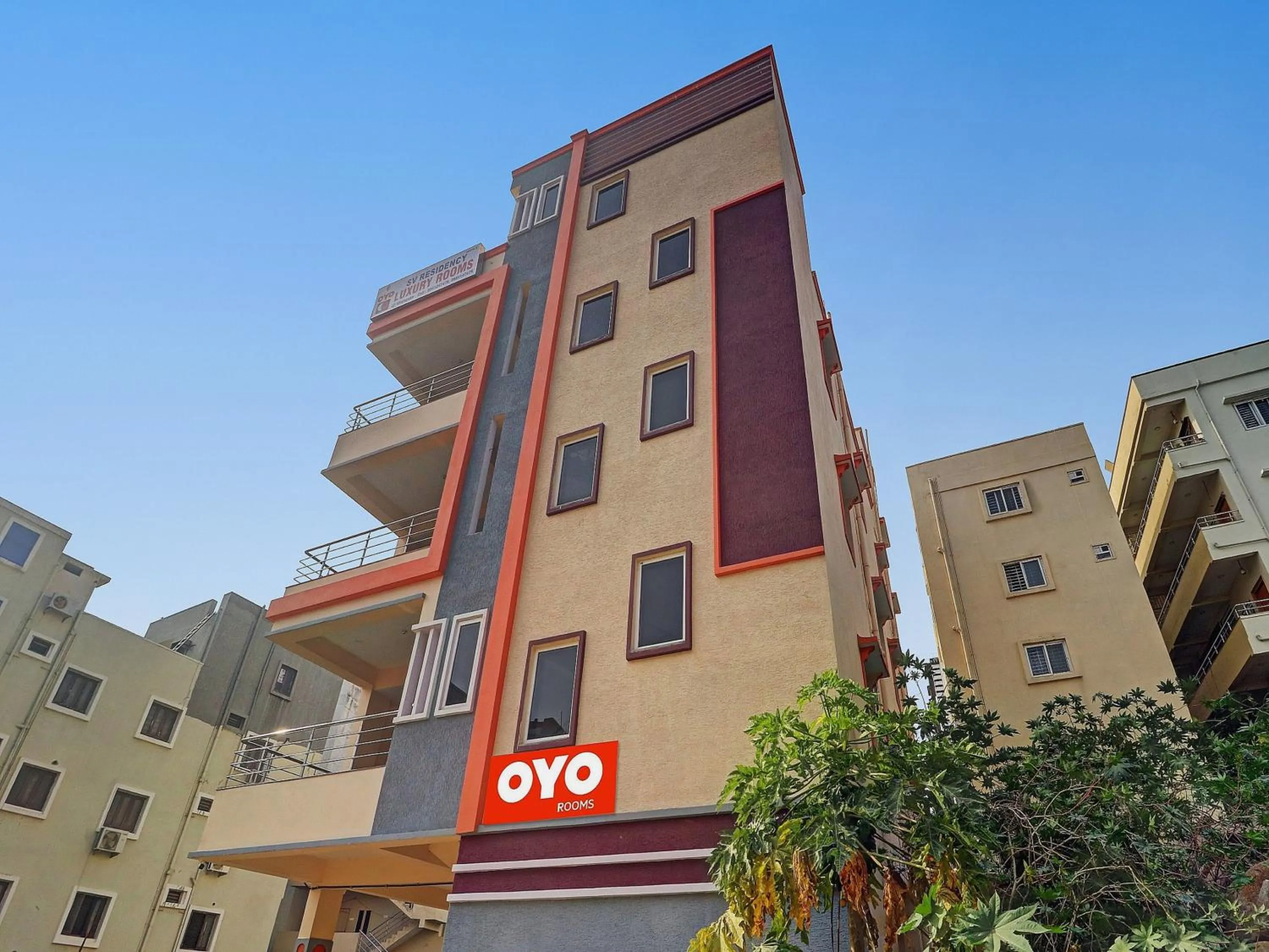 Facade/entrance in Hotel O S V Residency Kajaguda Near Gachibowli