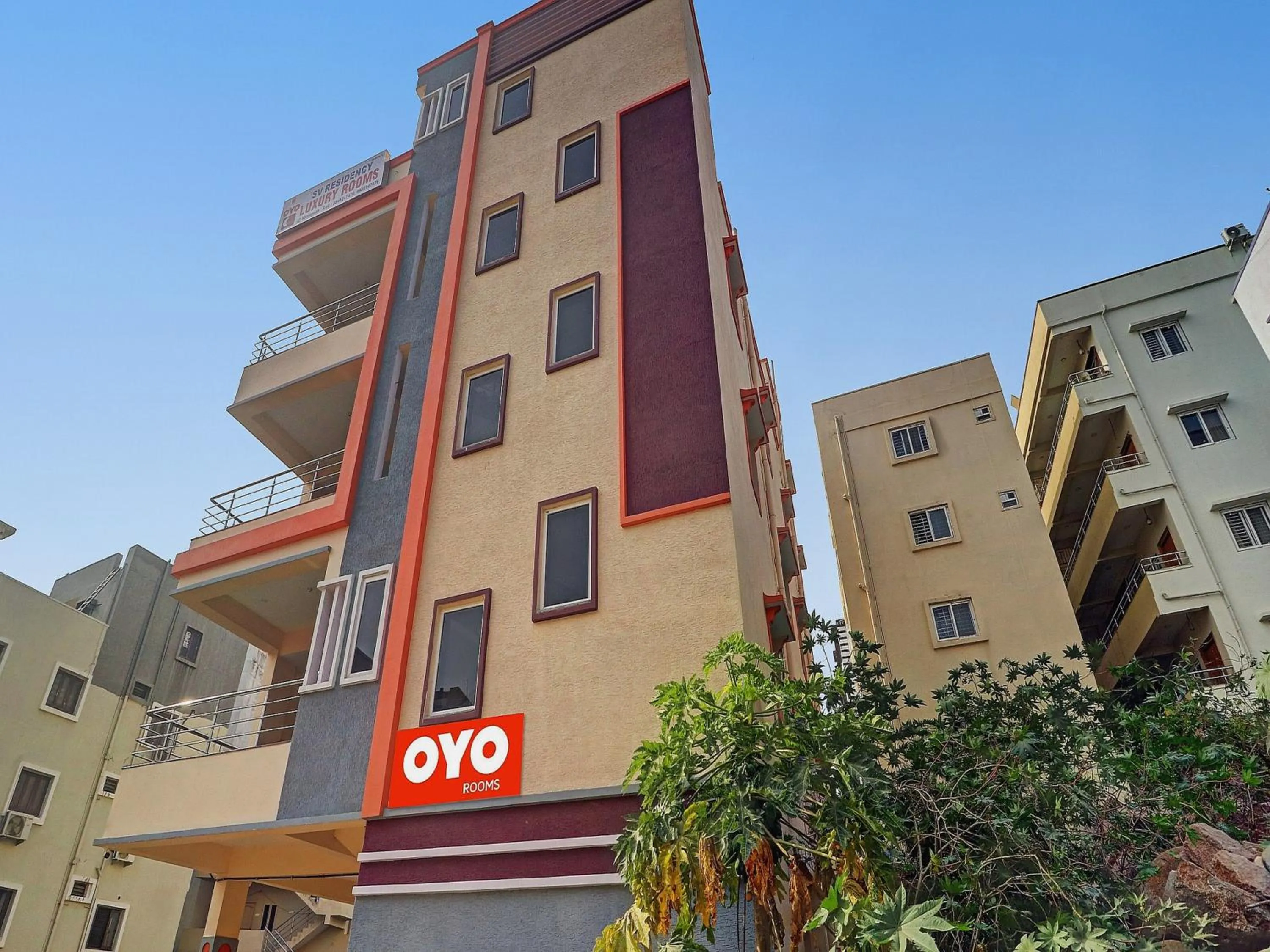 Facade/entrance in Hotel O S V Residency Kajaguda Near Gachibowli