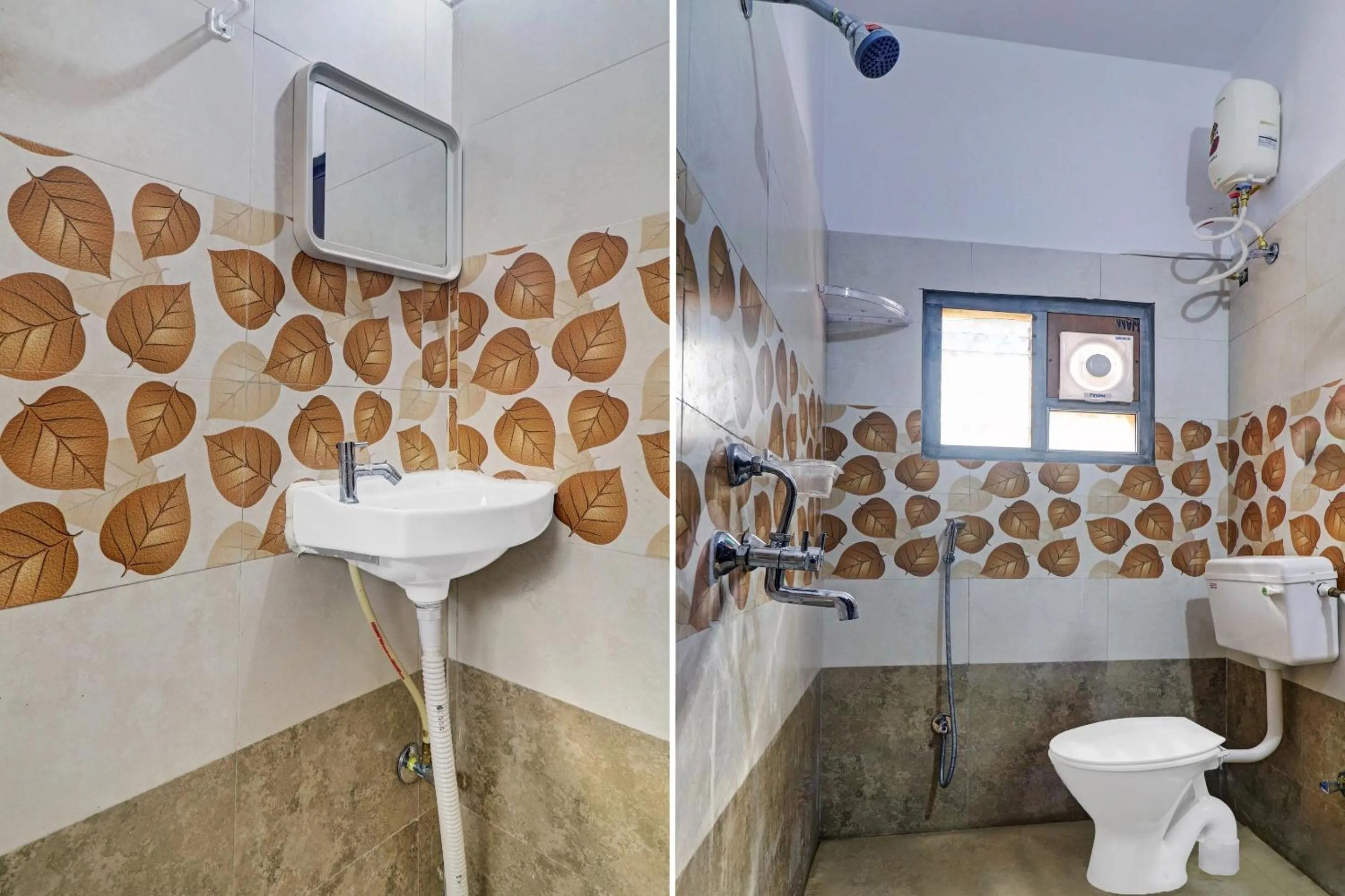 Bathroom in Hotel O S V Residency Kajaguda Near Gachibowli