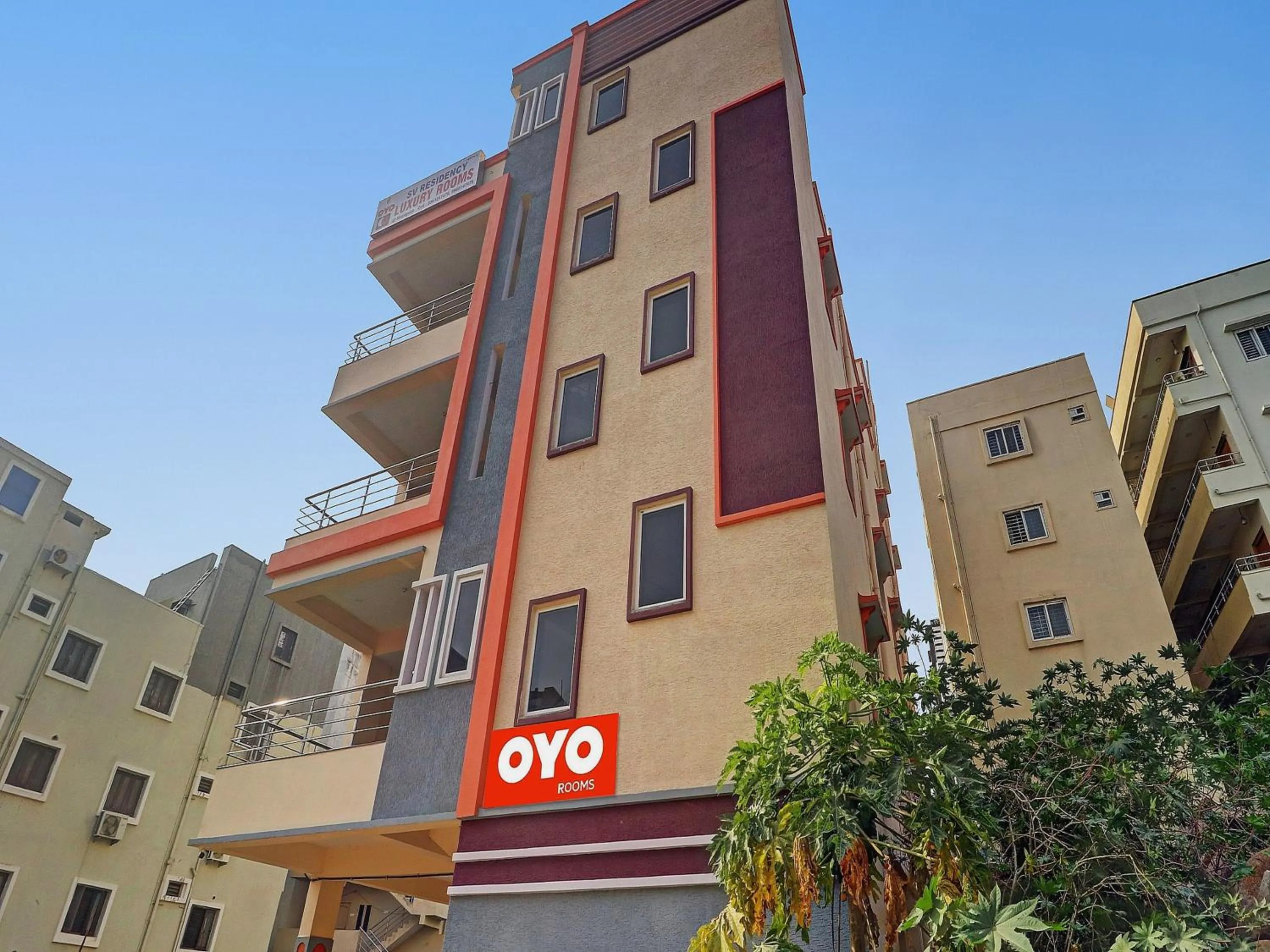 Facade/entrance in Hotel O S V Residency Kajaguda Near Gachibowli