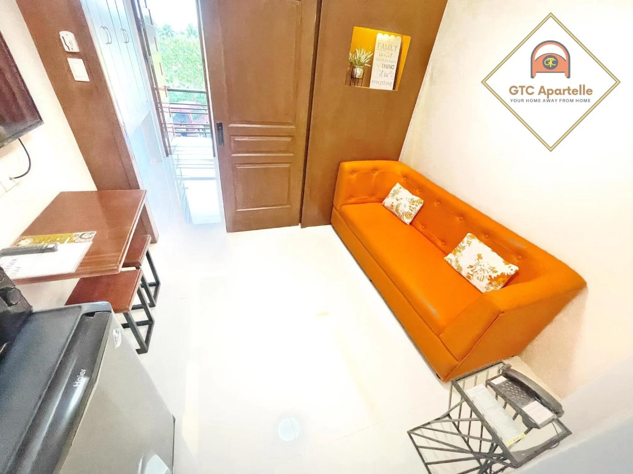 Living room in GTC Apartelle - Tacloban