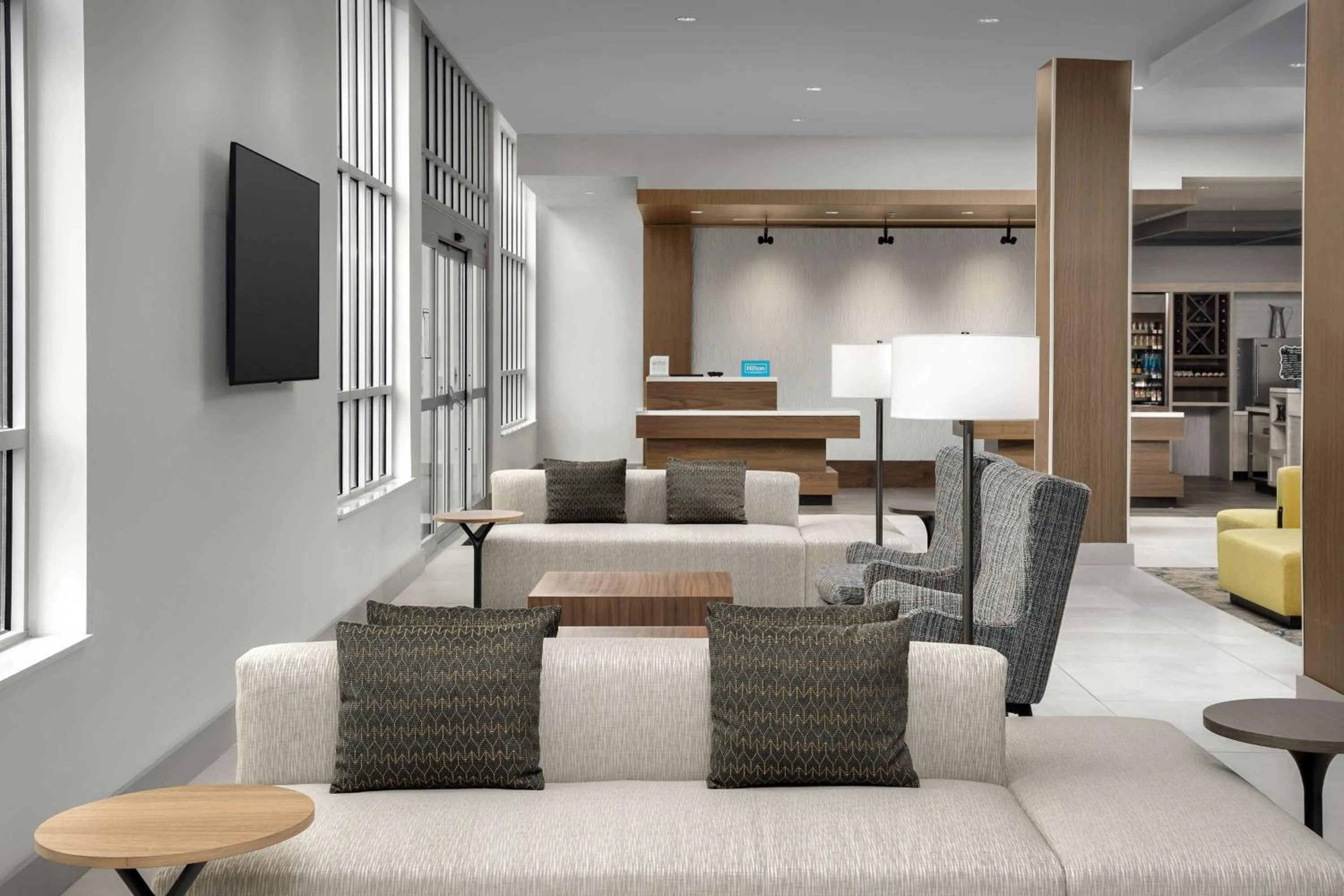 Lobby or reception in Hilton Garden Inn Florence Cincinnati Airport South