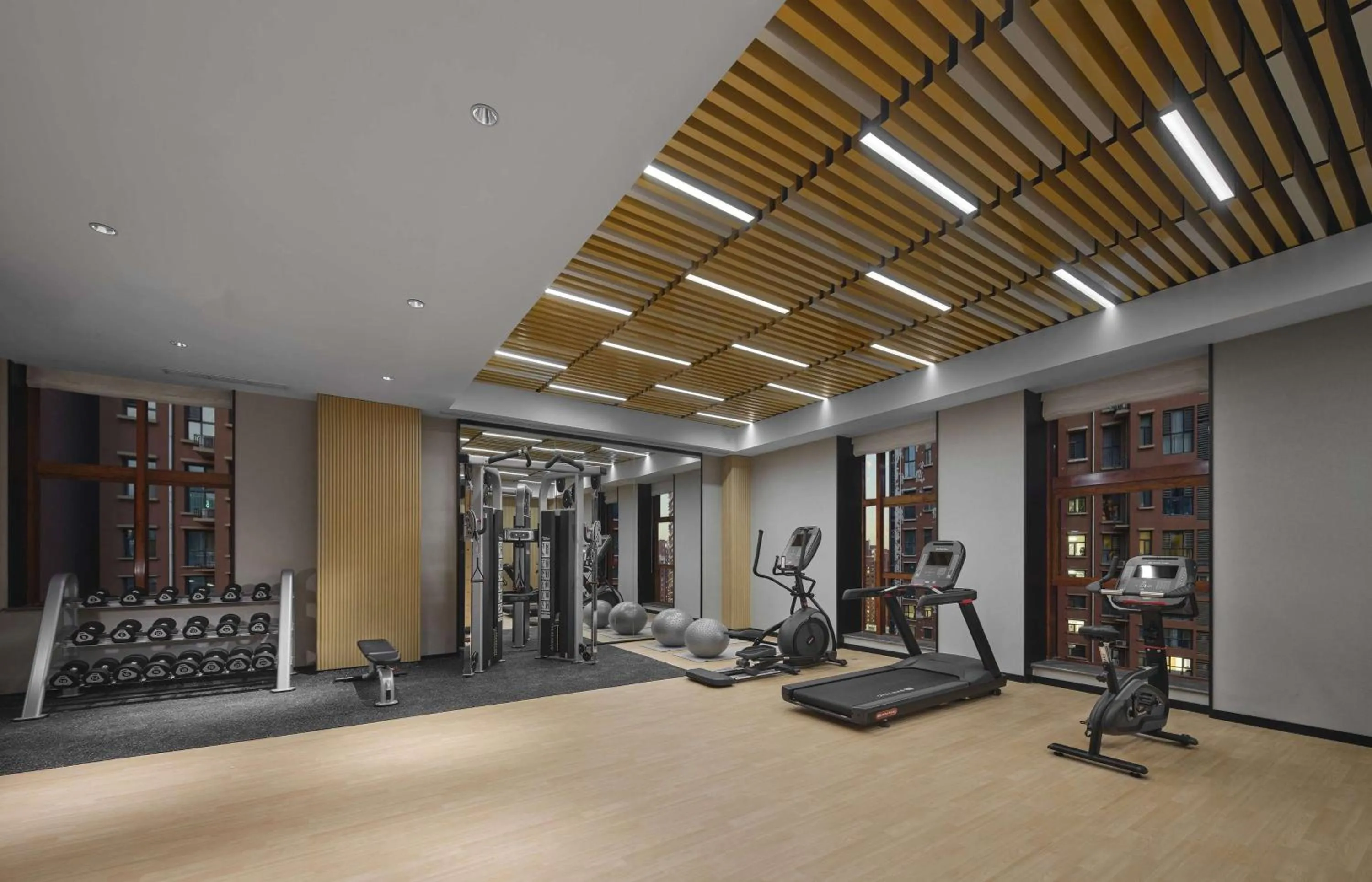 Fitness centre/facilities in Hilton Garden Inn Xingtai Xiangdu District