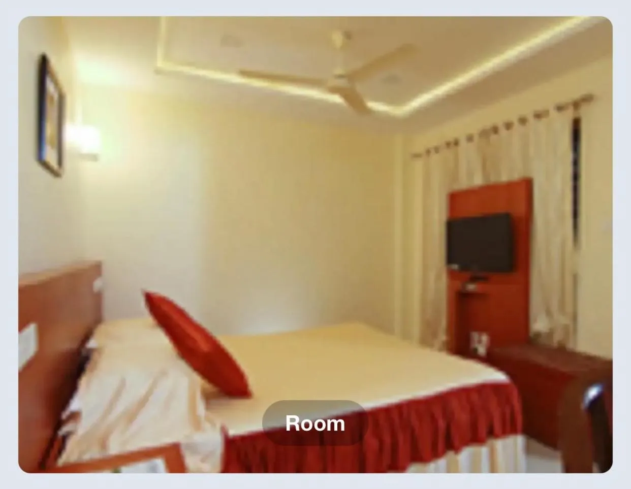 Bed in Hotel Sasthapuri