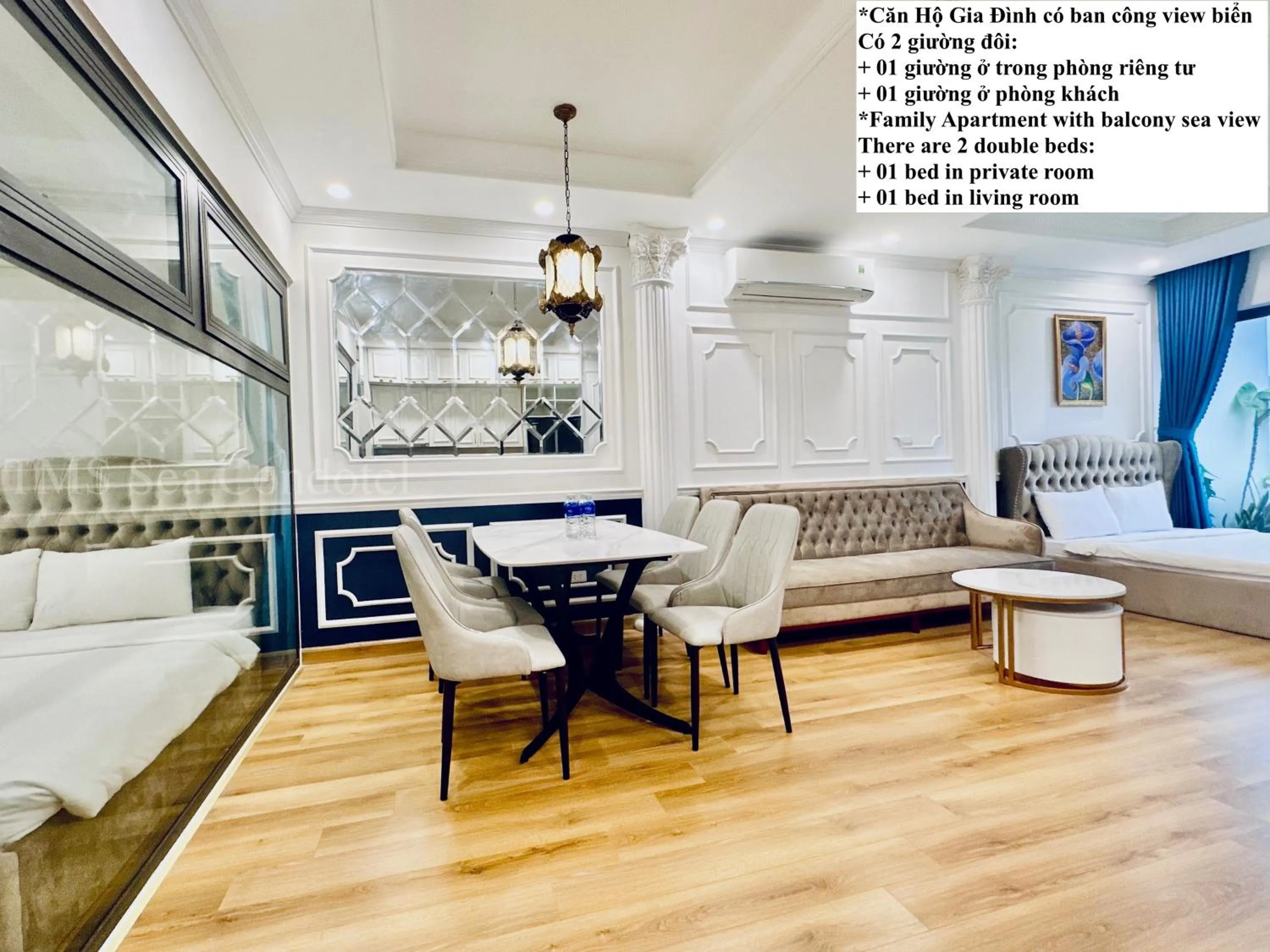 Photo of the whole room in TMS Quy Nhơn Sea View