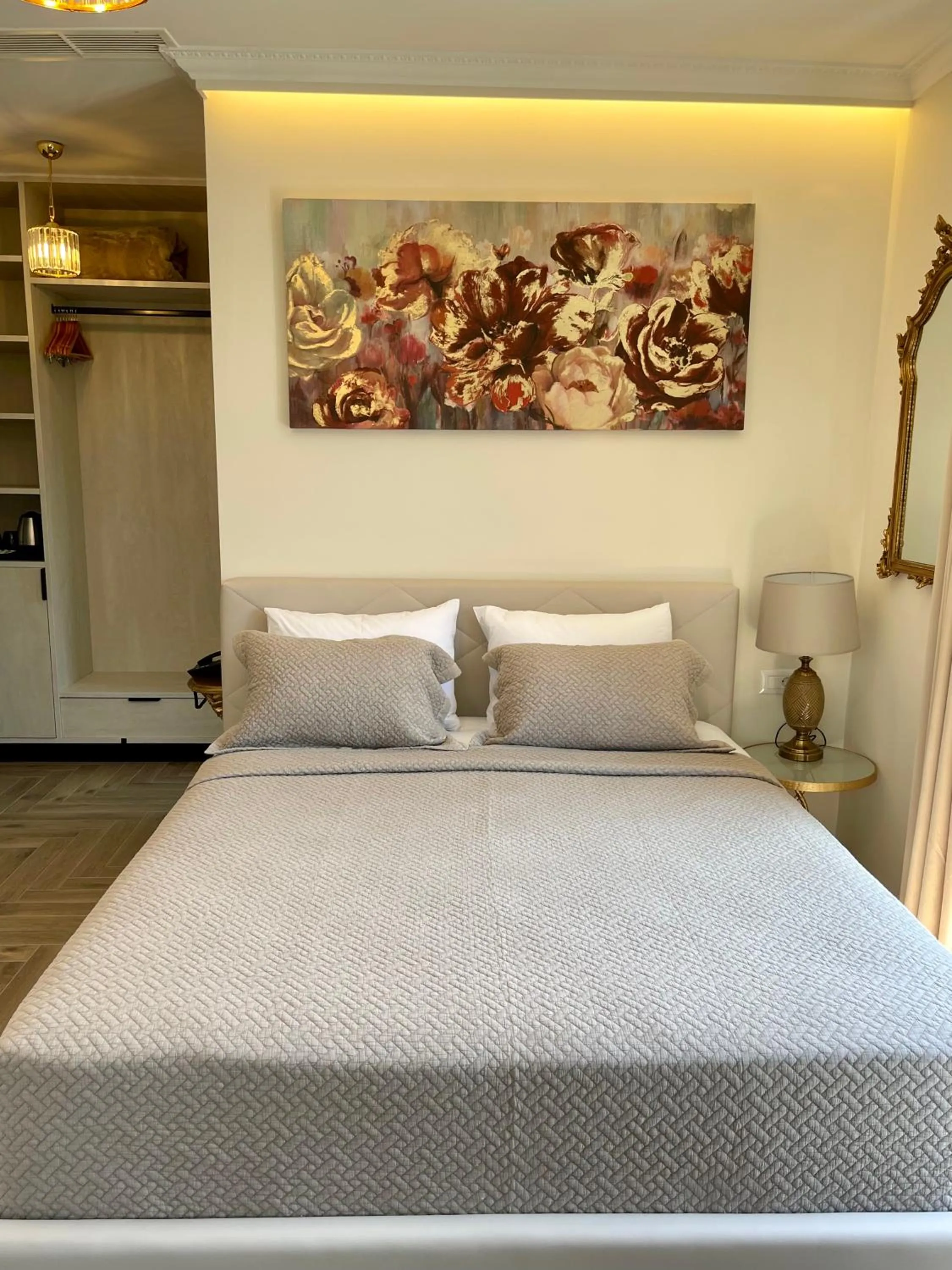 Bed in Aesthesis Arxontiko Luxury Rooms