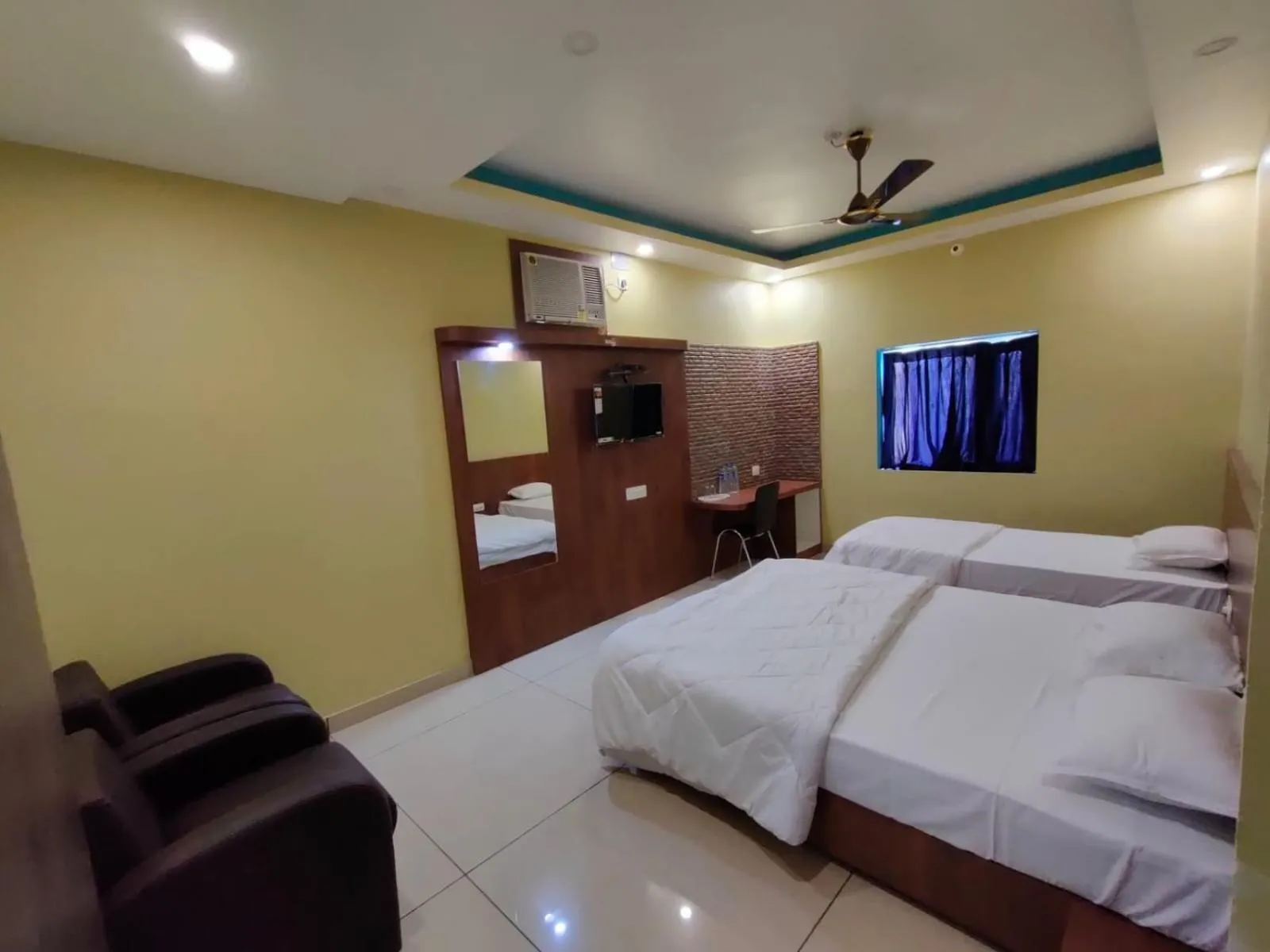 Photo of the whole room, Bed in Hotel Bharati