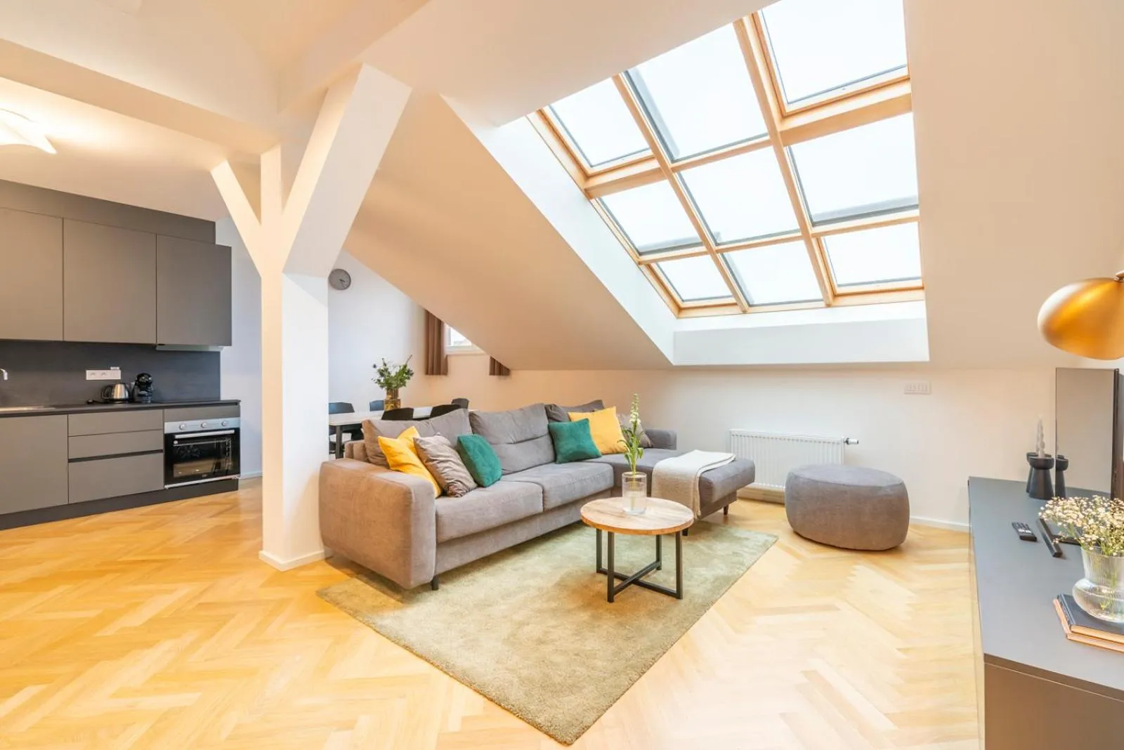 Kitchen or kitchenette in Petrin Tower Residence