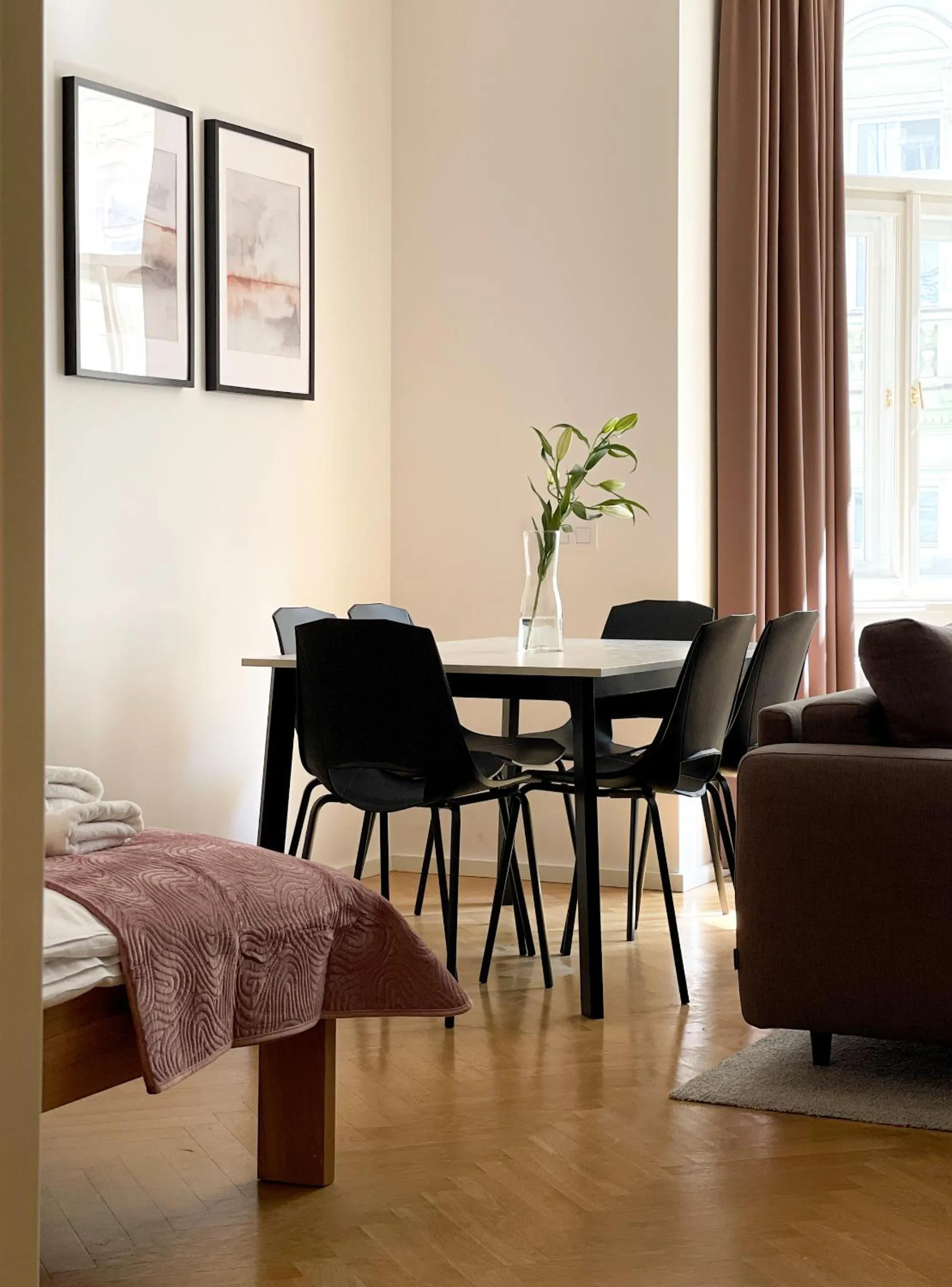 Bed in Petrin Tower Residence