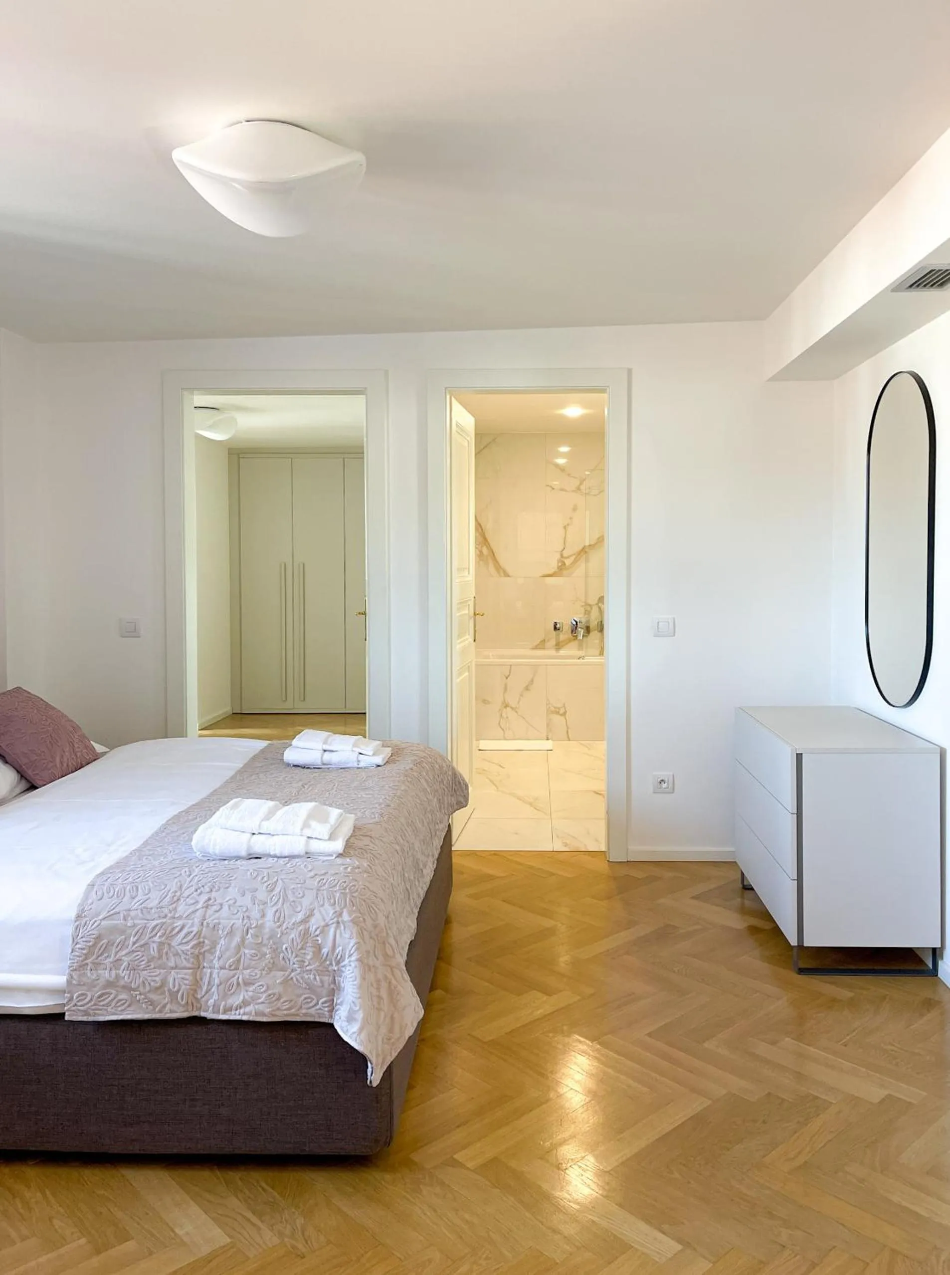 Bed in Petrin Tower Residence