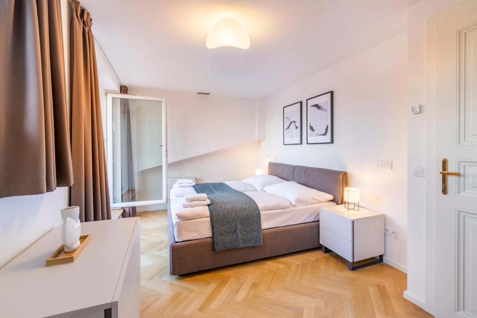 Bed in Petrin Tower Residence