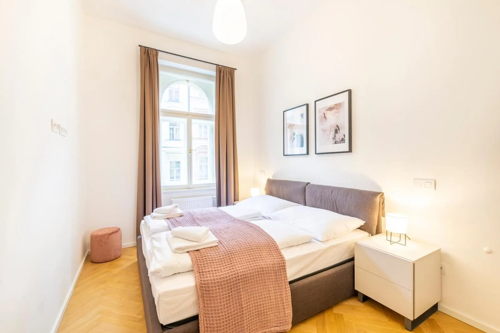 Bed in Petrin Tower Residence