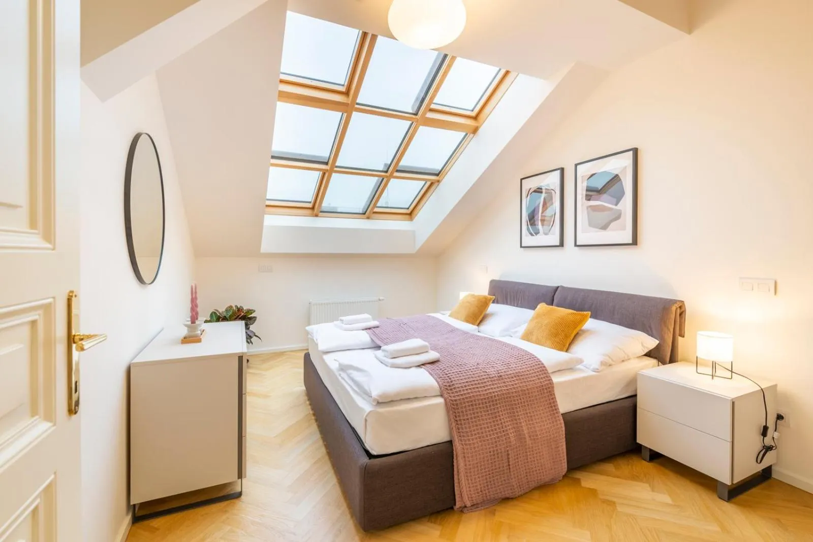 Bed in Petrin Tower Residence