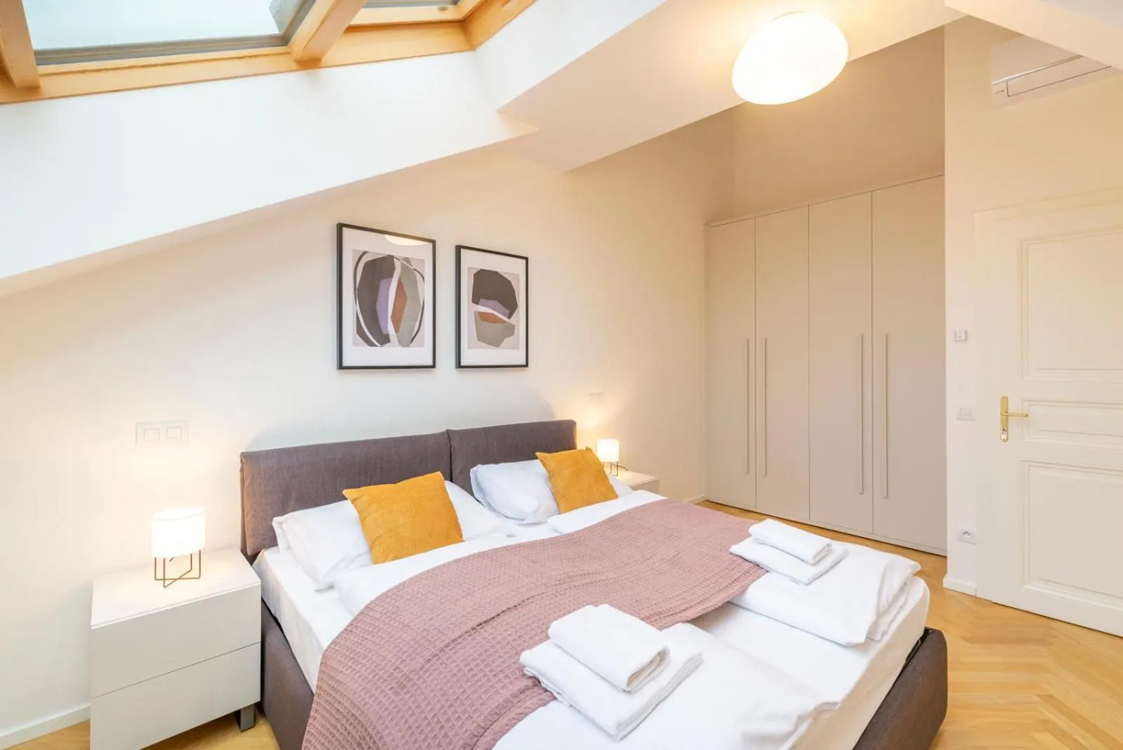 Bed in Petrin Tower Residence