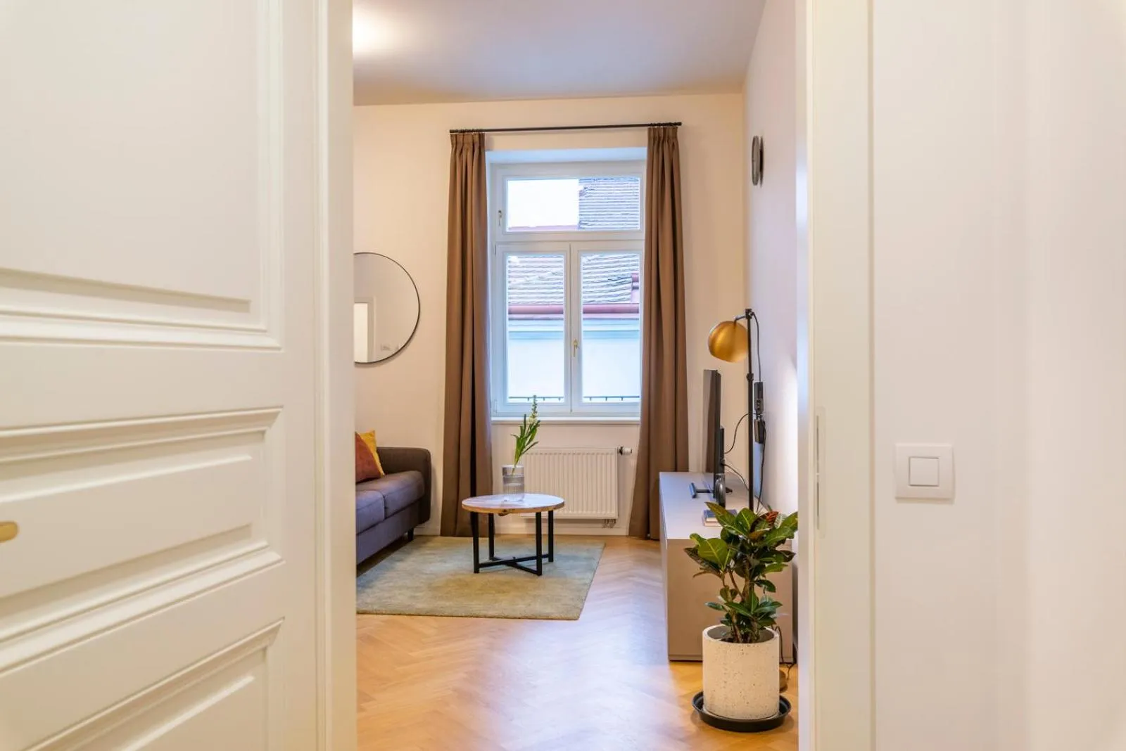 Living room in Petrin Tower Residence