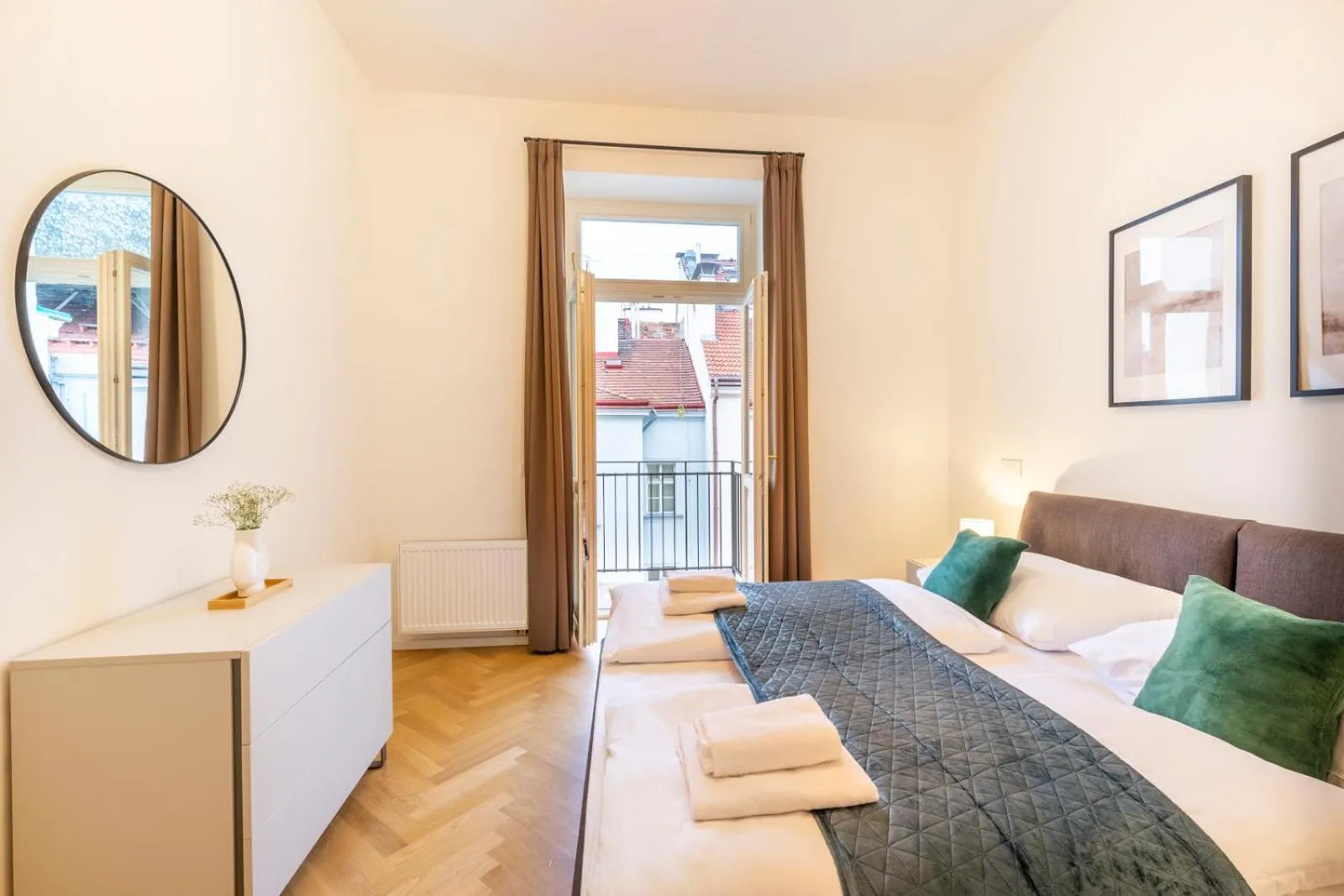 Bed in Petrin Tower Residence