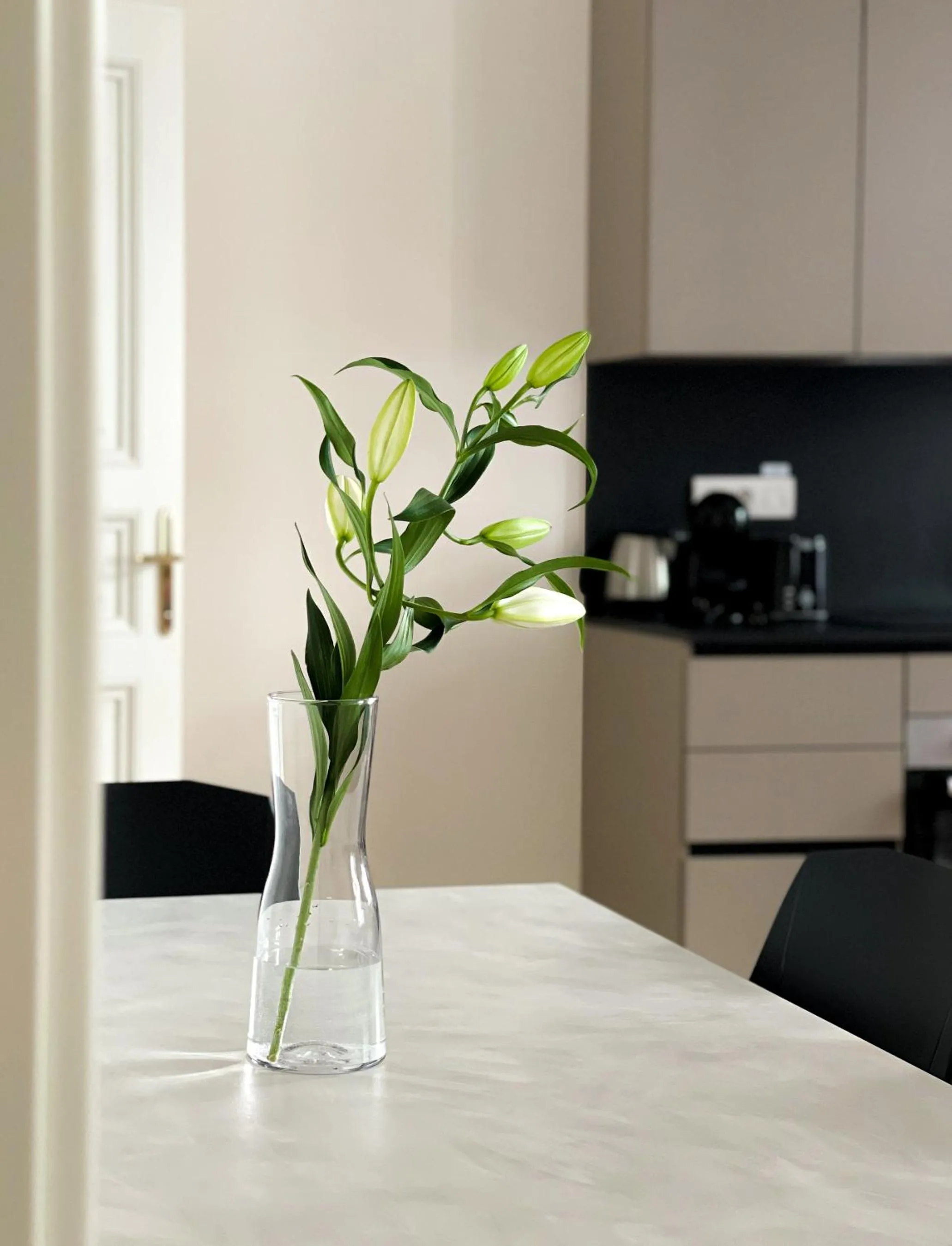 Decorative detail, Bed in Petrin Tower Residence