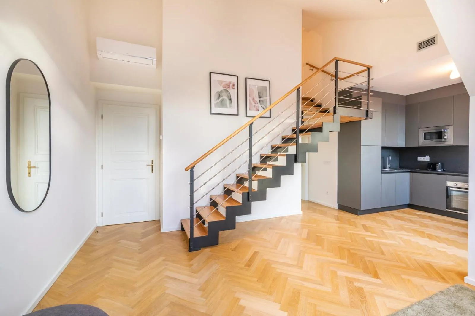Kitchen or kitchenette in Petrin Tower Residence