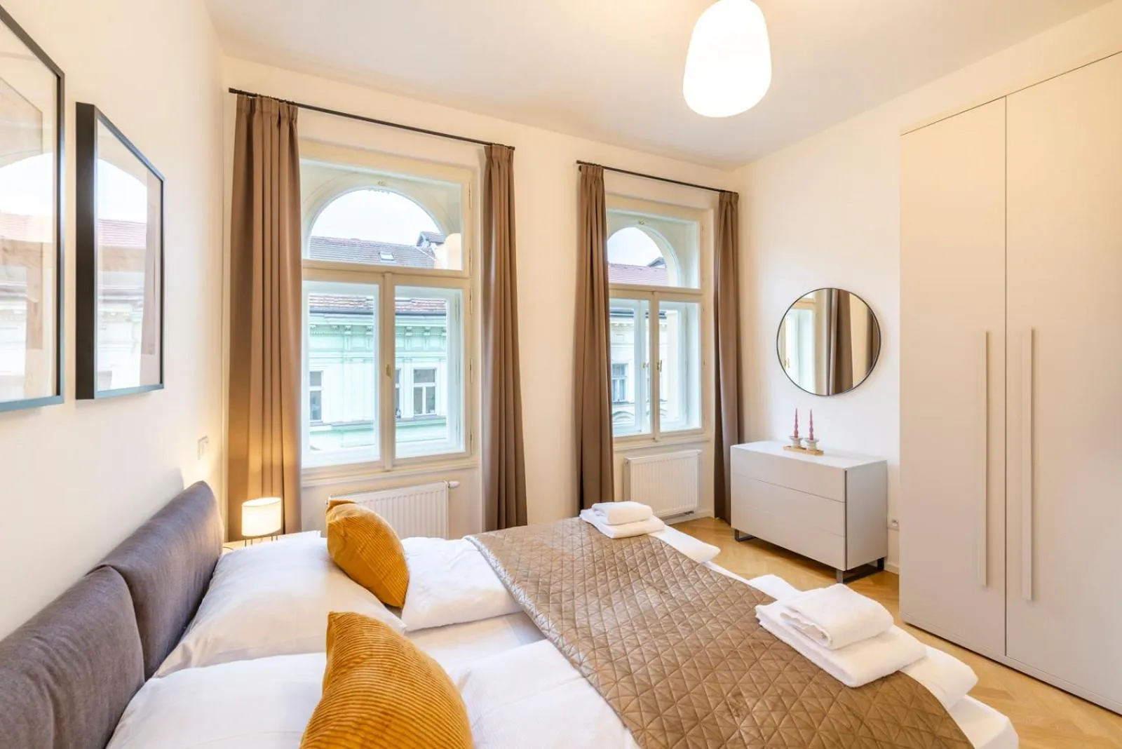 Bed in Petrin Tower Residence