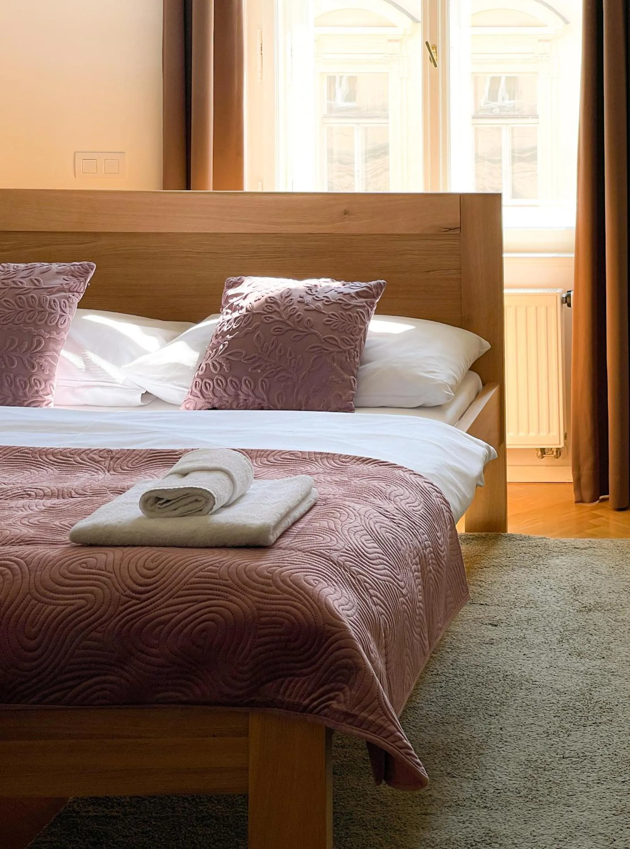 Bed in Petrin Tower Residence