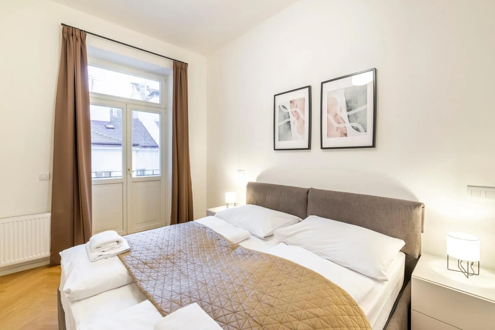 Bed in Petrin Tower Residence