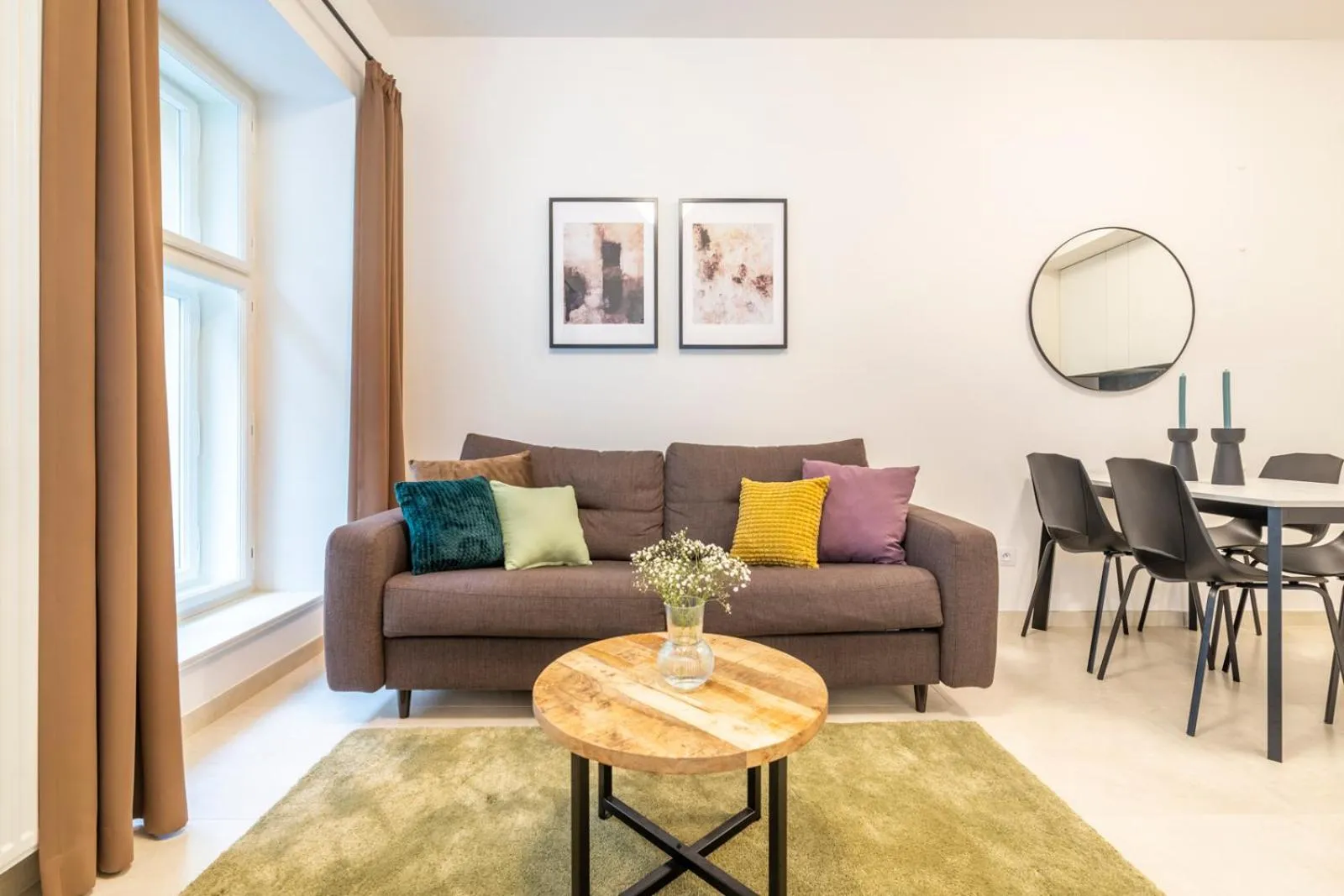 Living room in Petrin Tower Residence