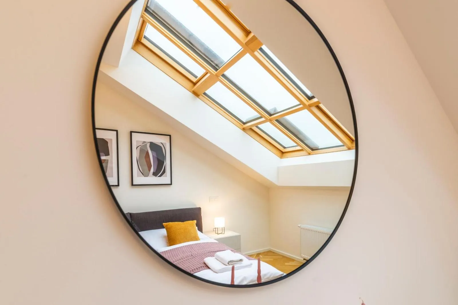 Bed in Petrin Tower Residence