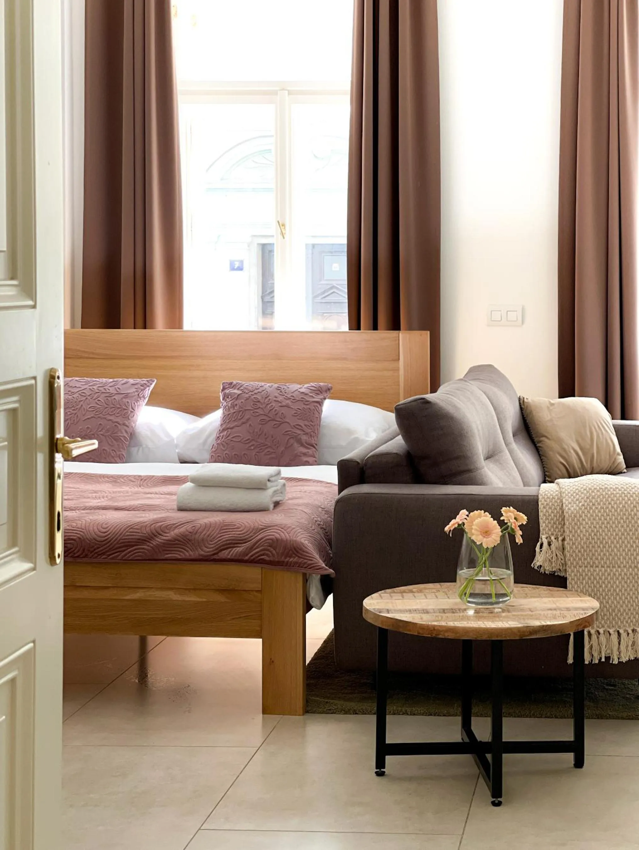 Bed in Petrin Tower Residence