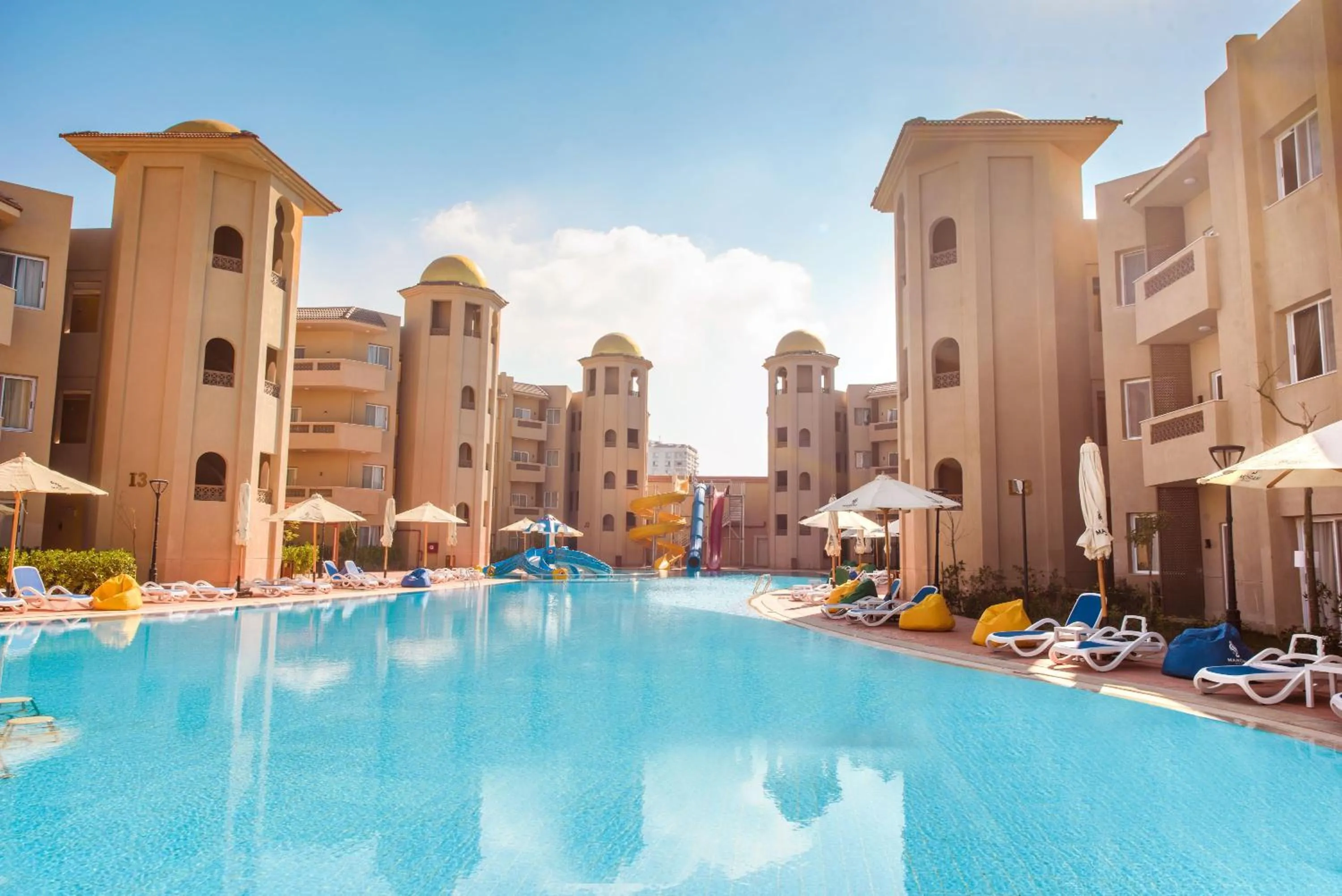 Aqua park in Marom Port Said Resort & Beach