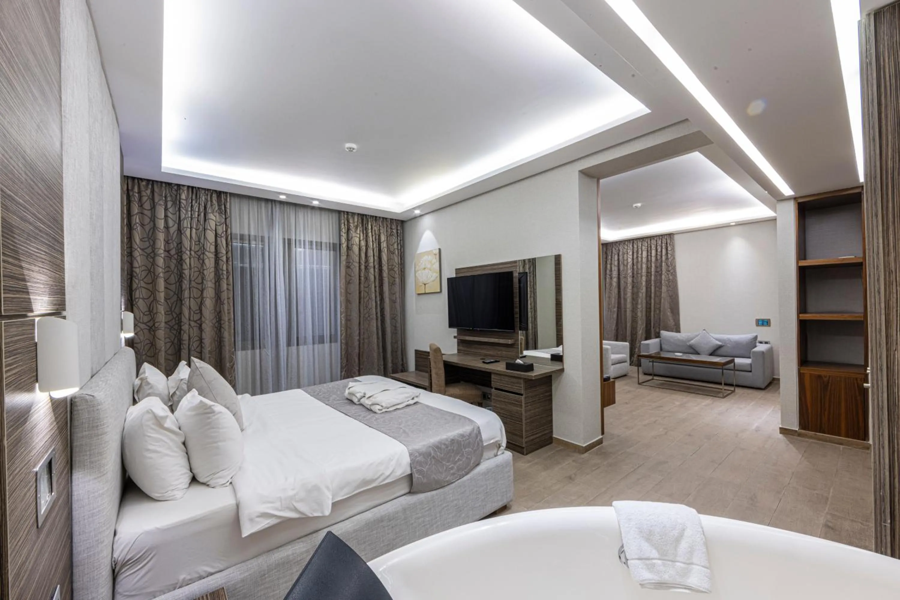 Bedroom, Bed in Heaven Prestige Hotel