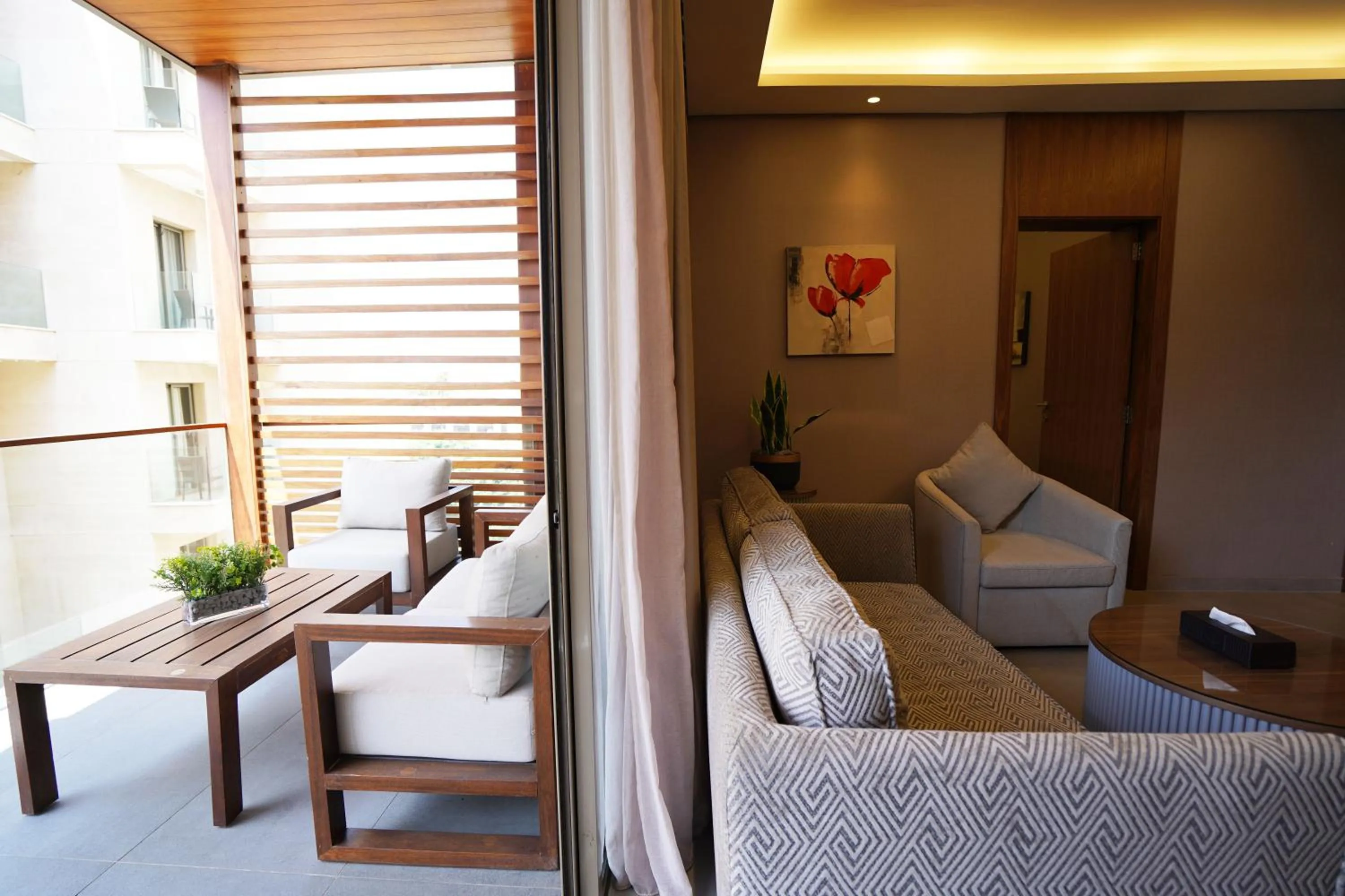 Living room in Heaven Prestige Hotel