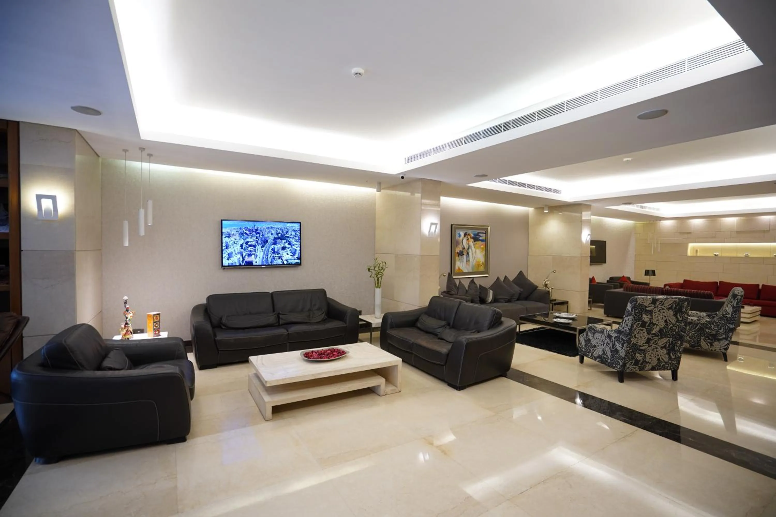 Seating area in Heaven Prestige Hotel