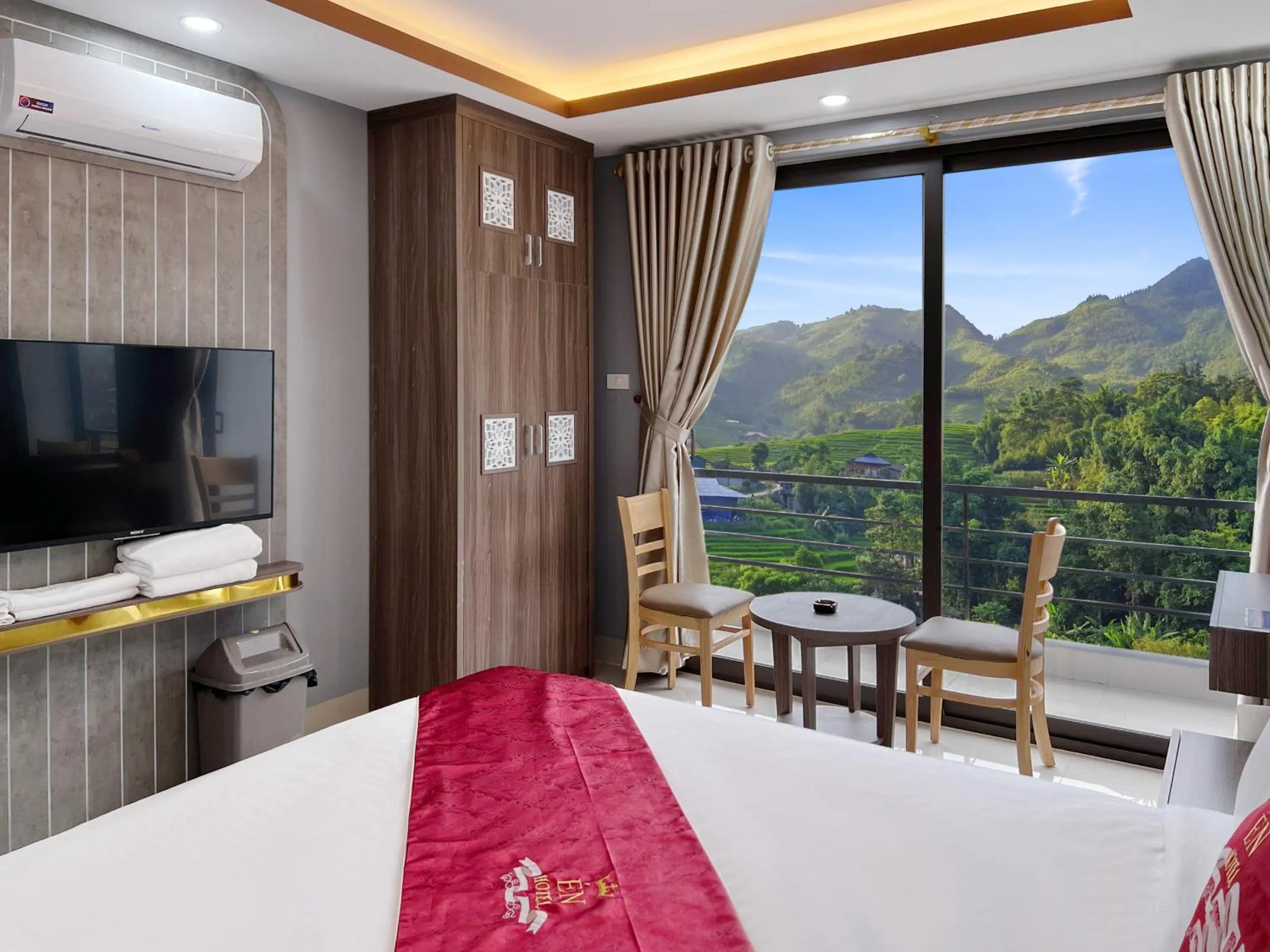 Bed in En Hotel Sapa