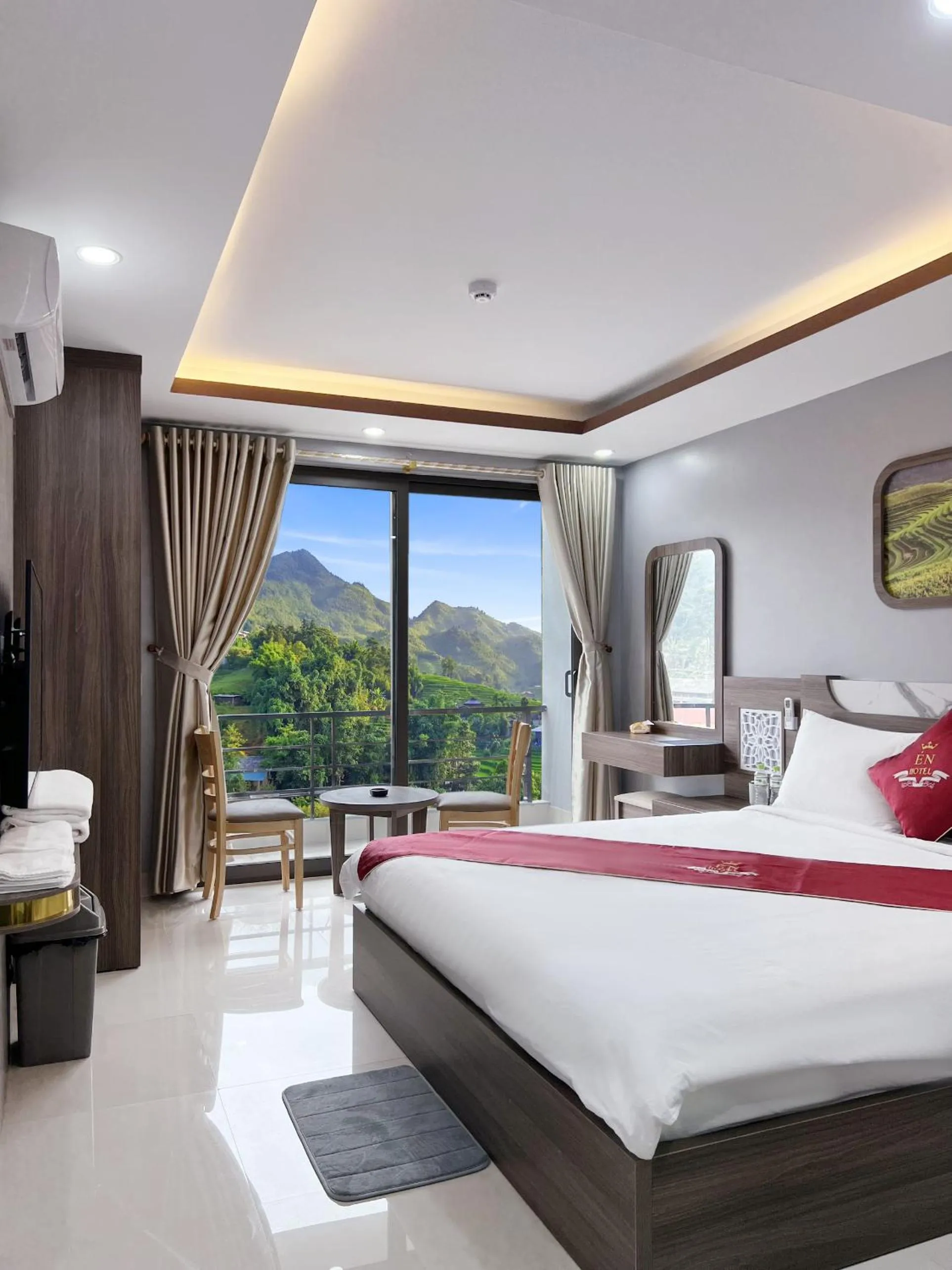Bed in En Hotel Sapa