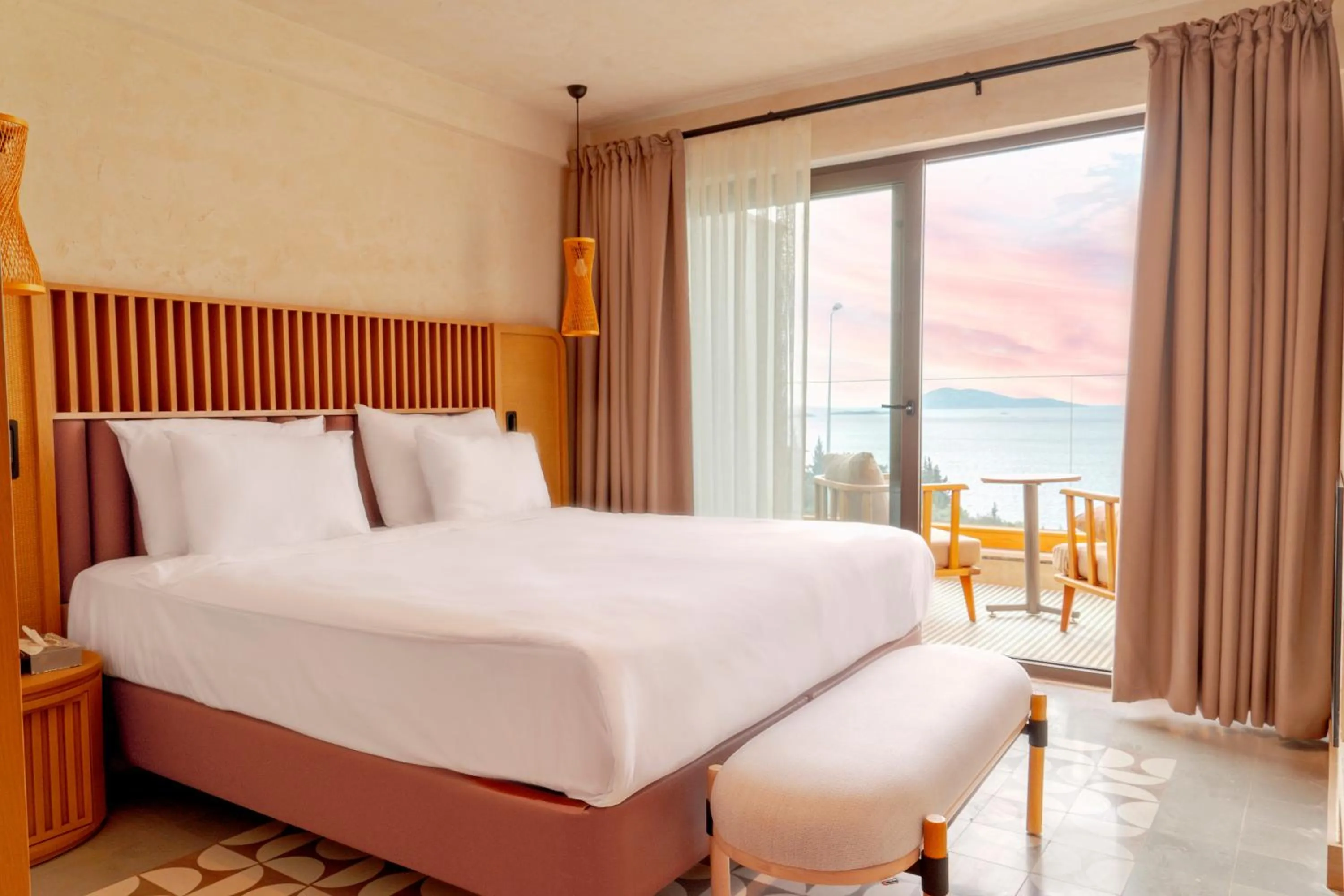 Bed in Novva Hotels Kas