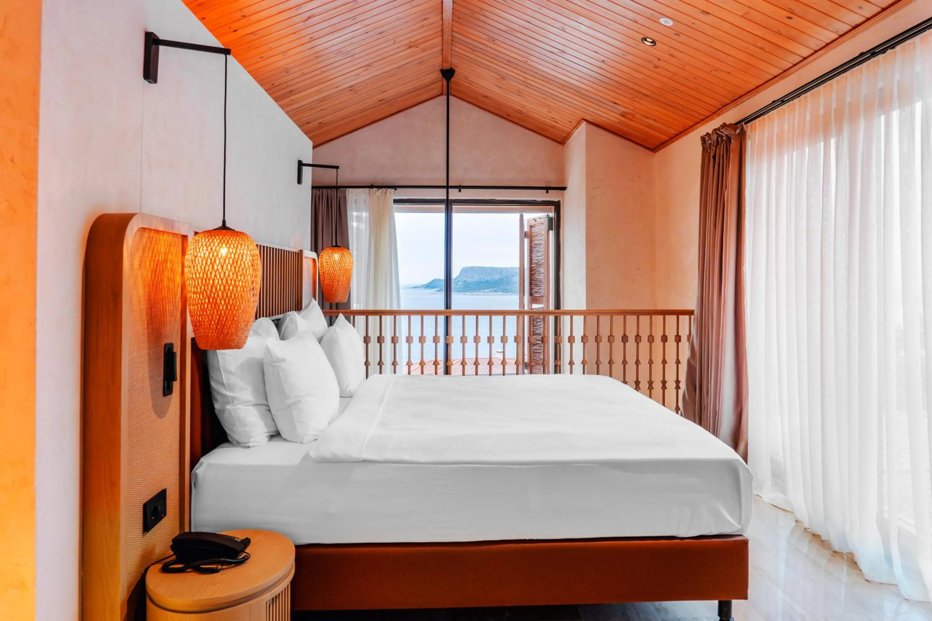 Bed in Novva Hotels Kas