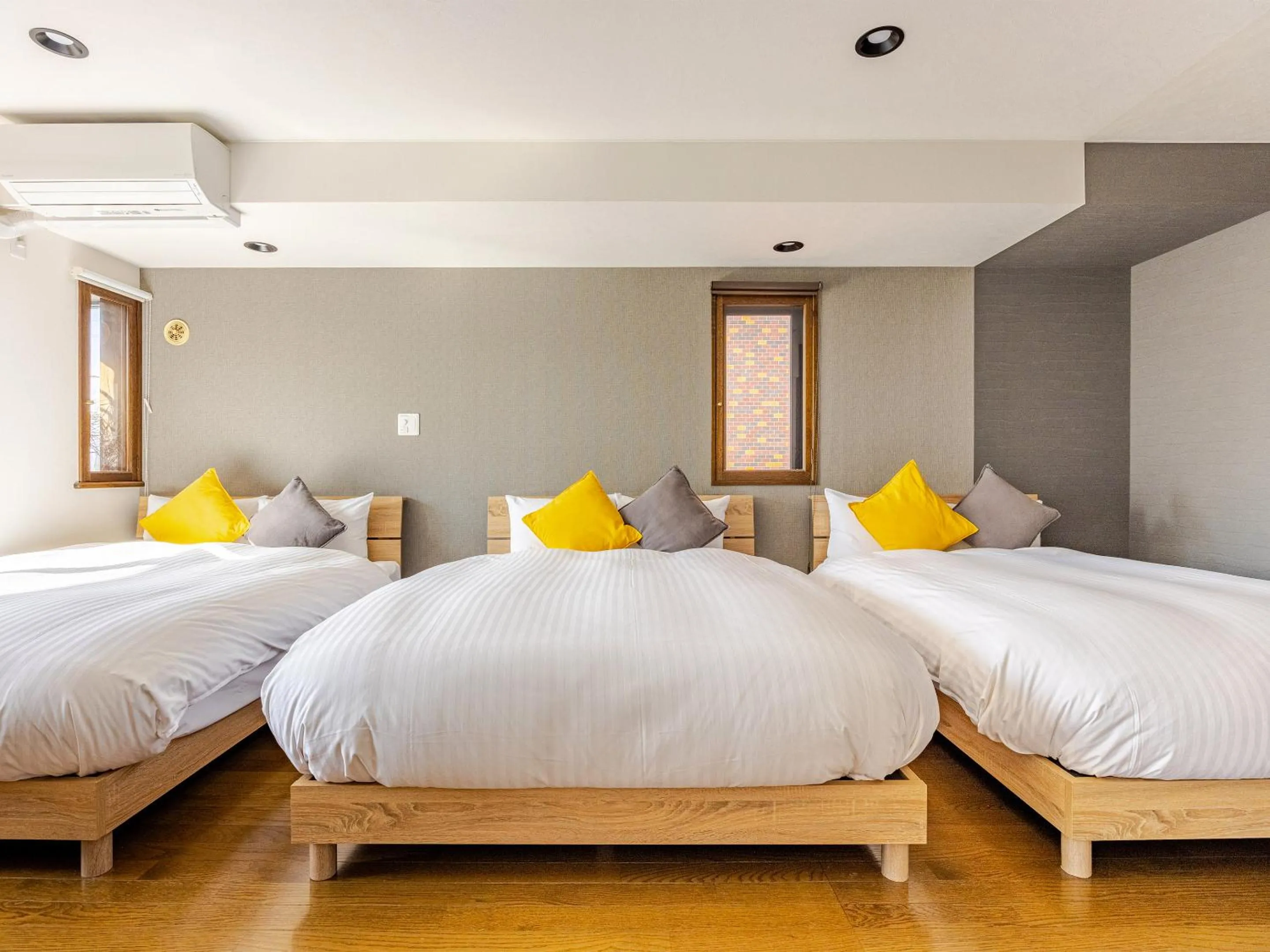 Bed in LIT’S INN Sapporo