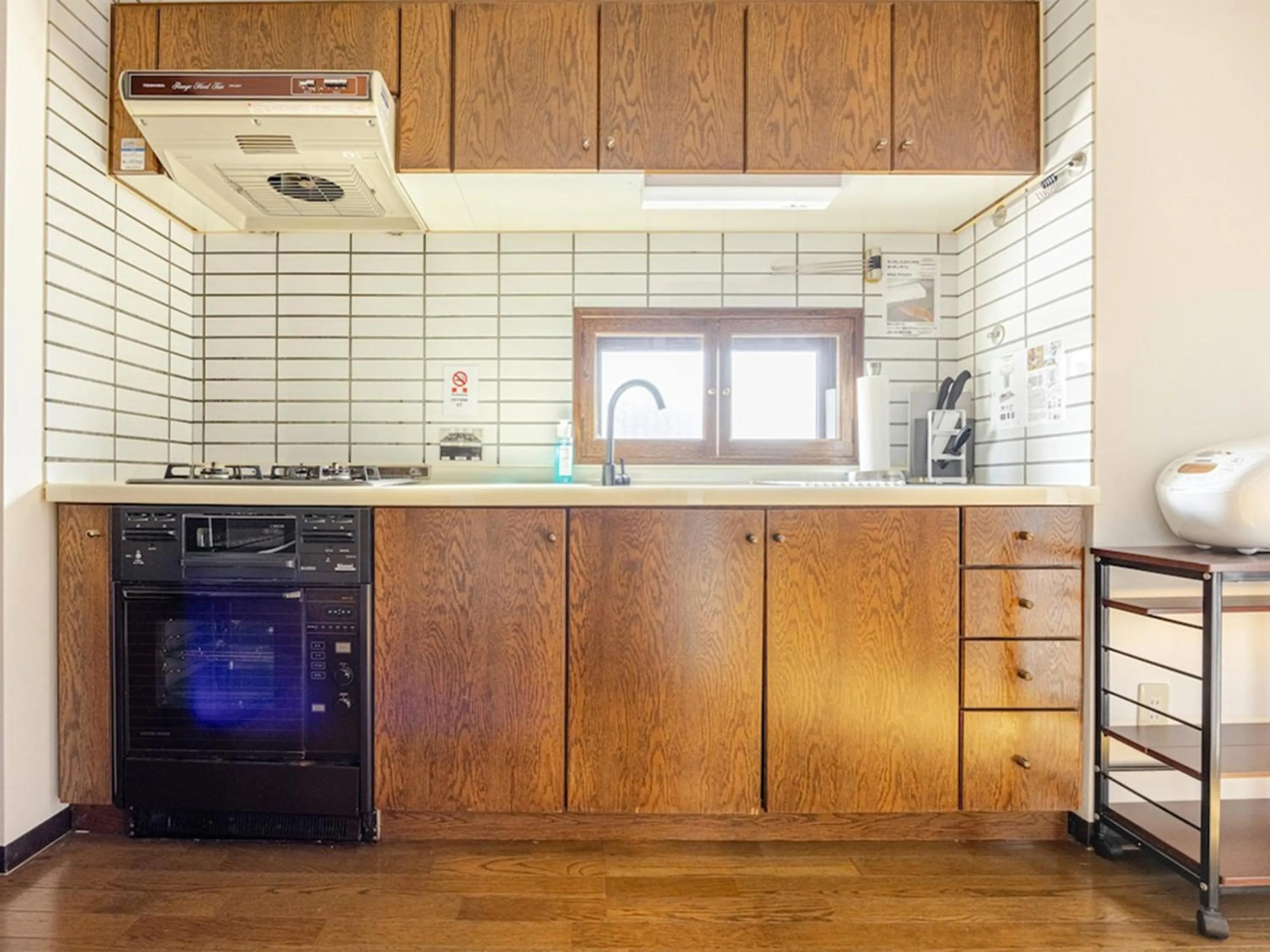 kitchen in LIT’S INN Sapporo