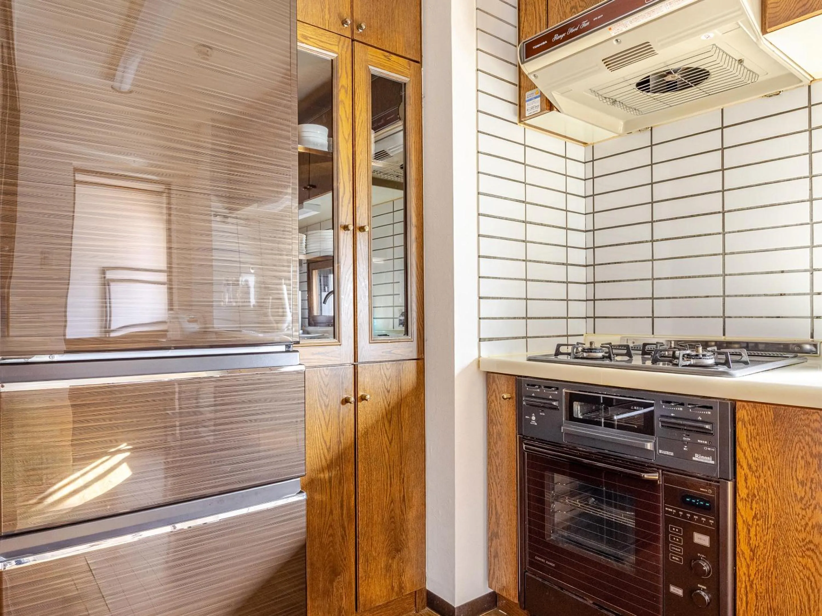 kitchen in LIT’S INN Sapporo