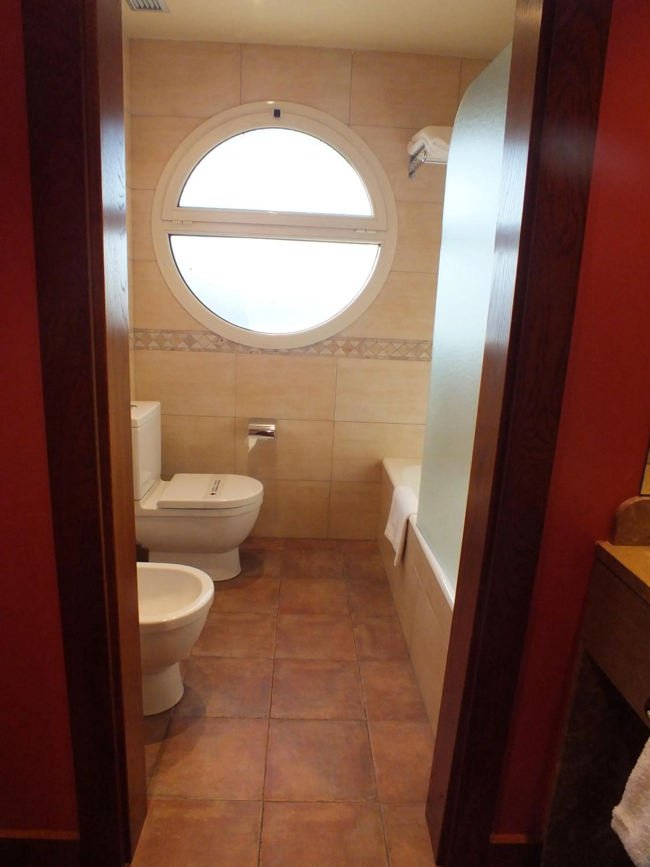 Bathroom in Hotel Pamplona Villava