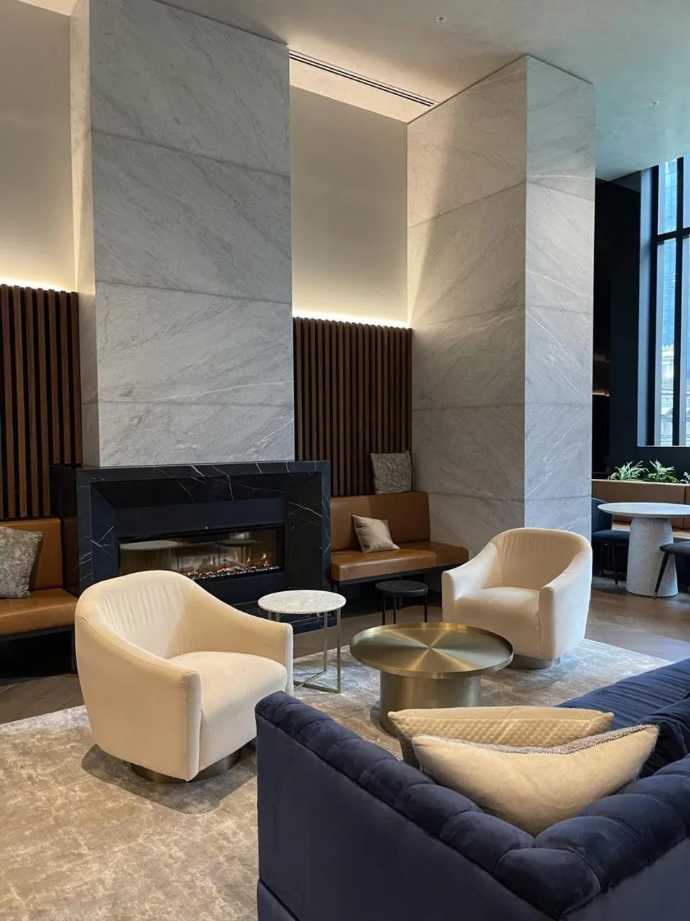 Communal lounge/ TV room in Paragon Apartments by CLLIX