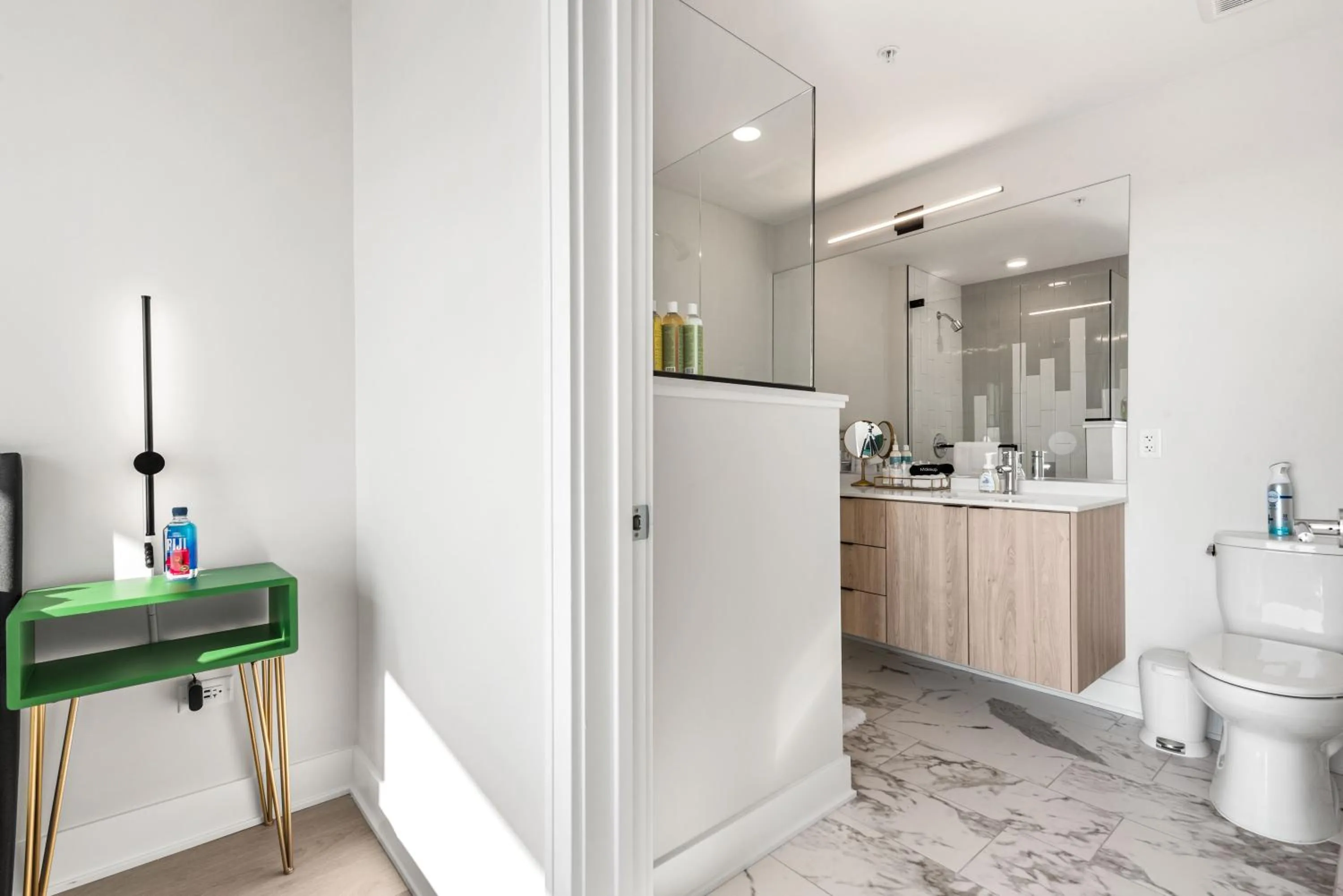 Bathroom in Avra Stylish Apartments Prime West Loop Location Near Union Park