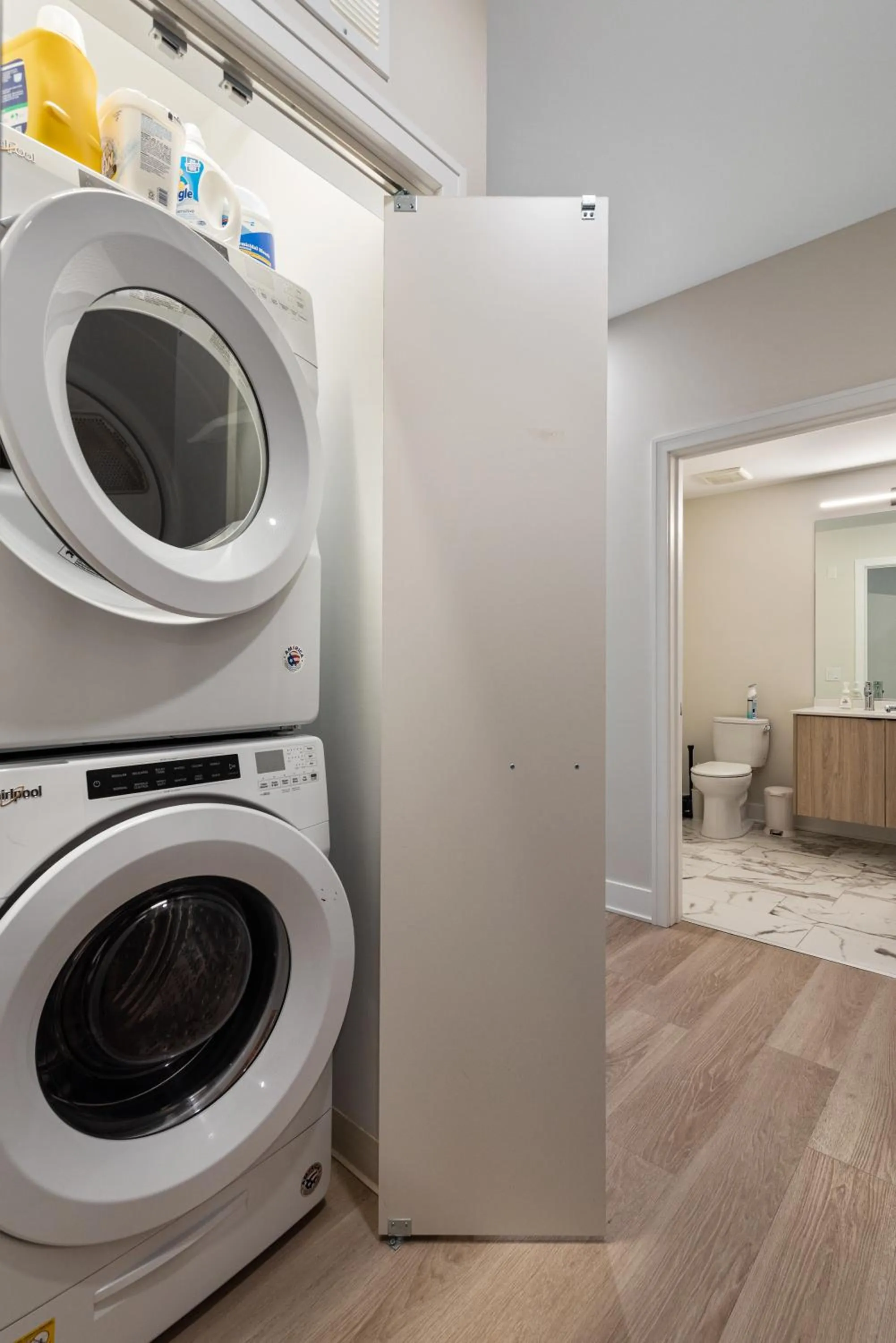 washing machine in Avra Stylish Apartments Prime West Loop Location Near Union Park